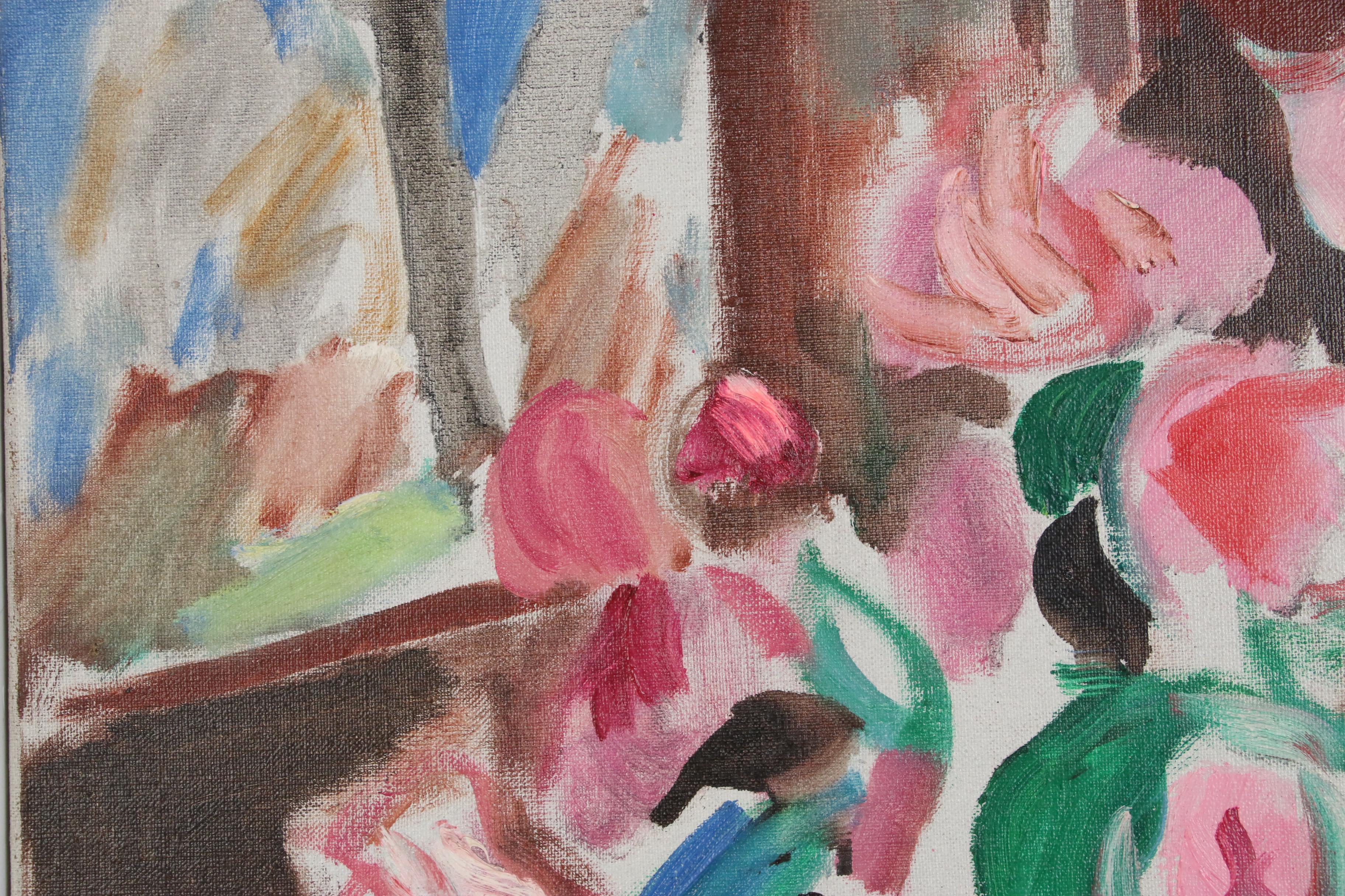 Marilyn Powers Oil Painting of Floral Still Life