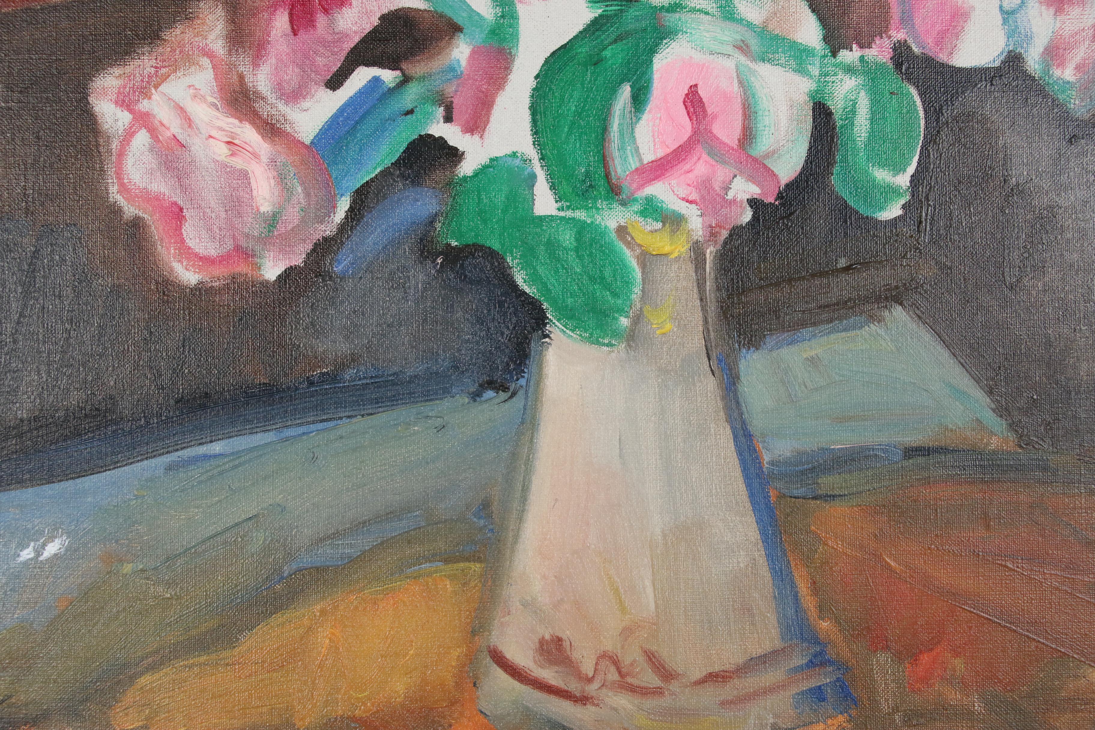 Marilyn Powers Oil Painting of Floral Still Life