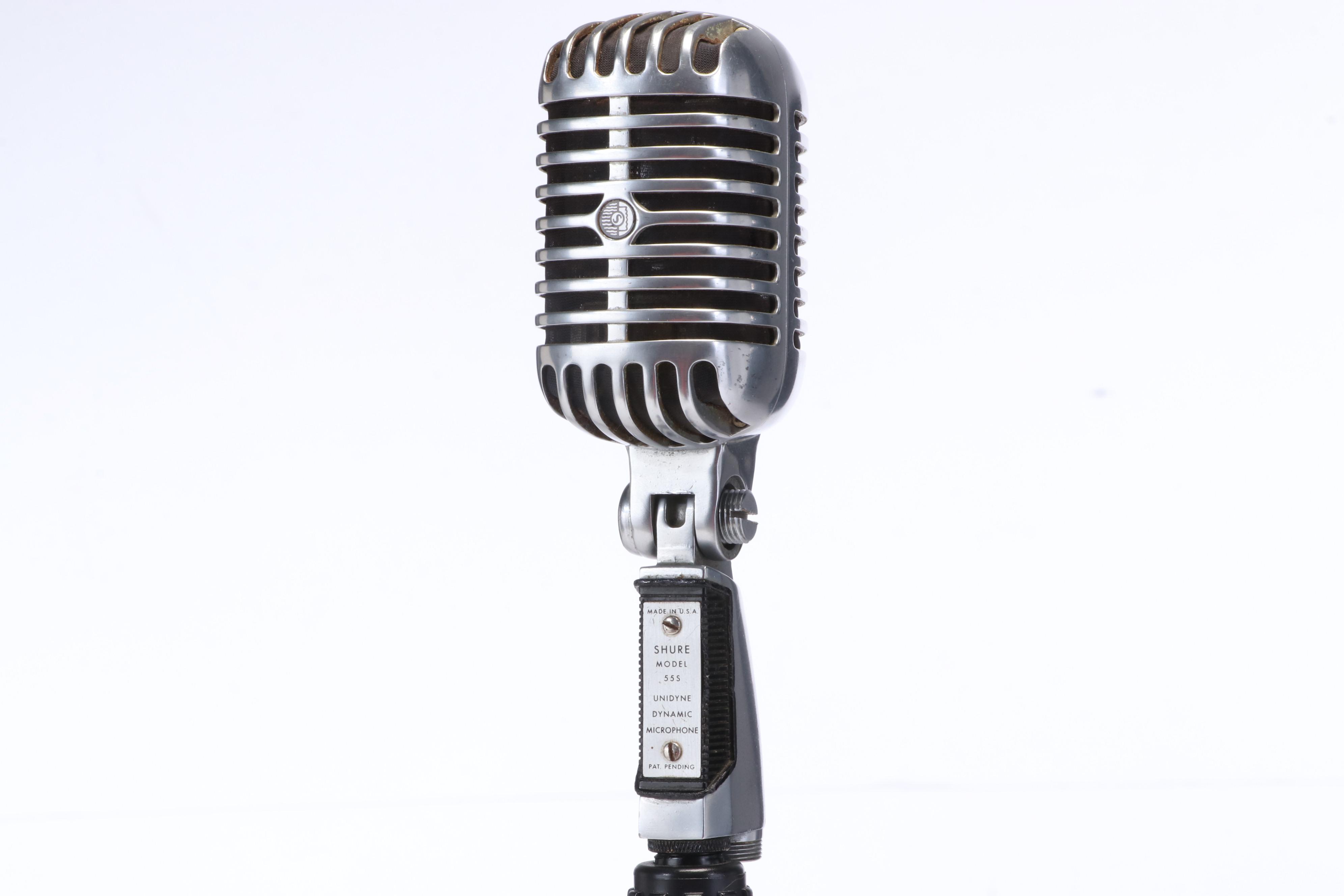 Shure Model 55S Unidyne Dynamic Microphone with Mic and Ukulele Stands