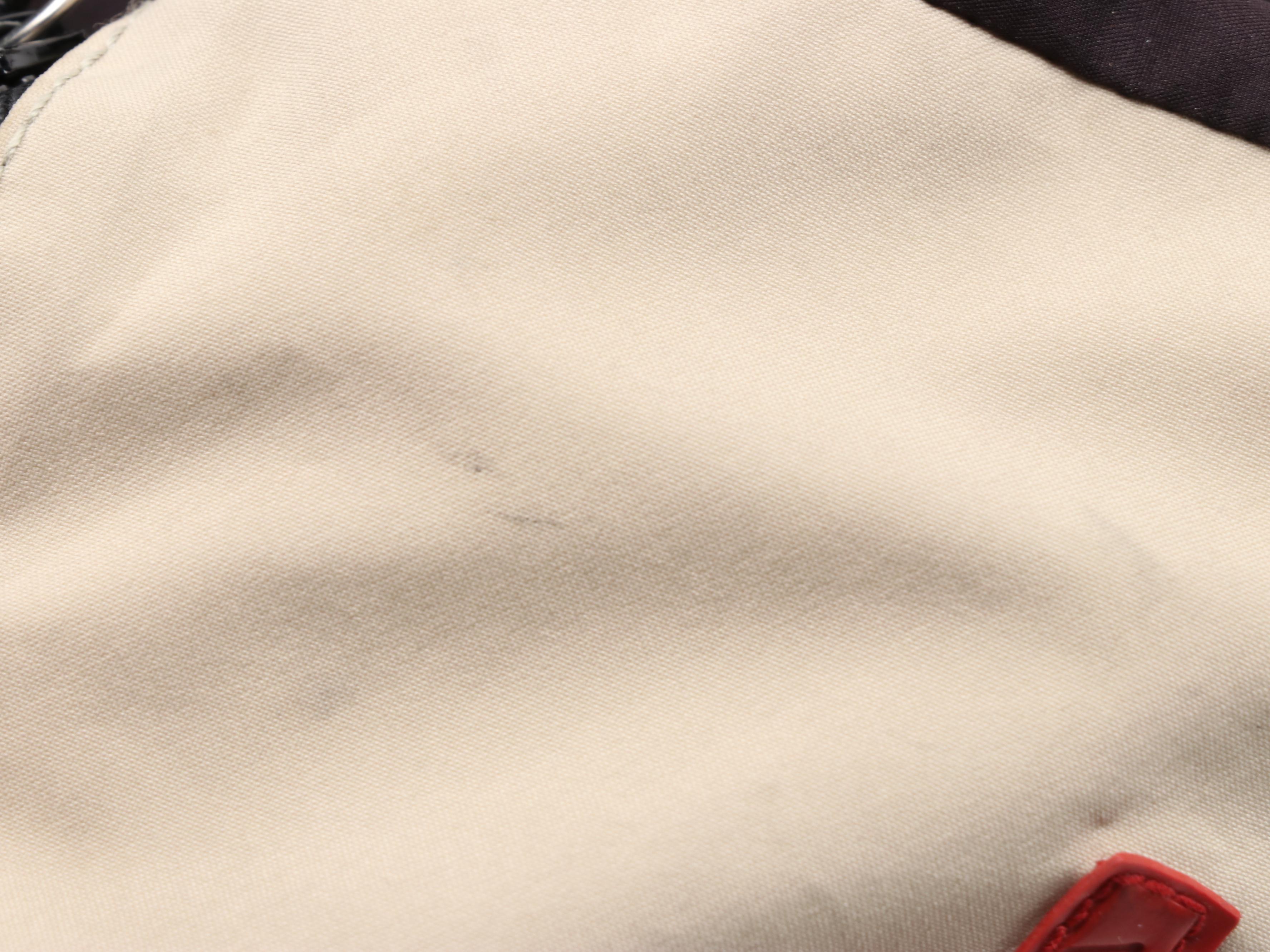 Prada Sport Nylon Color Block Duffel Handbag