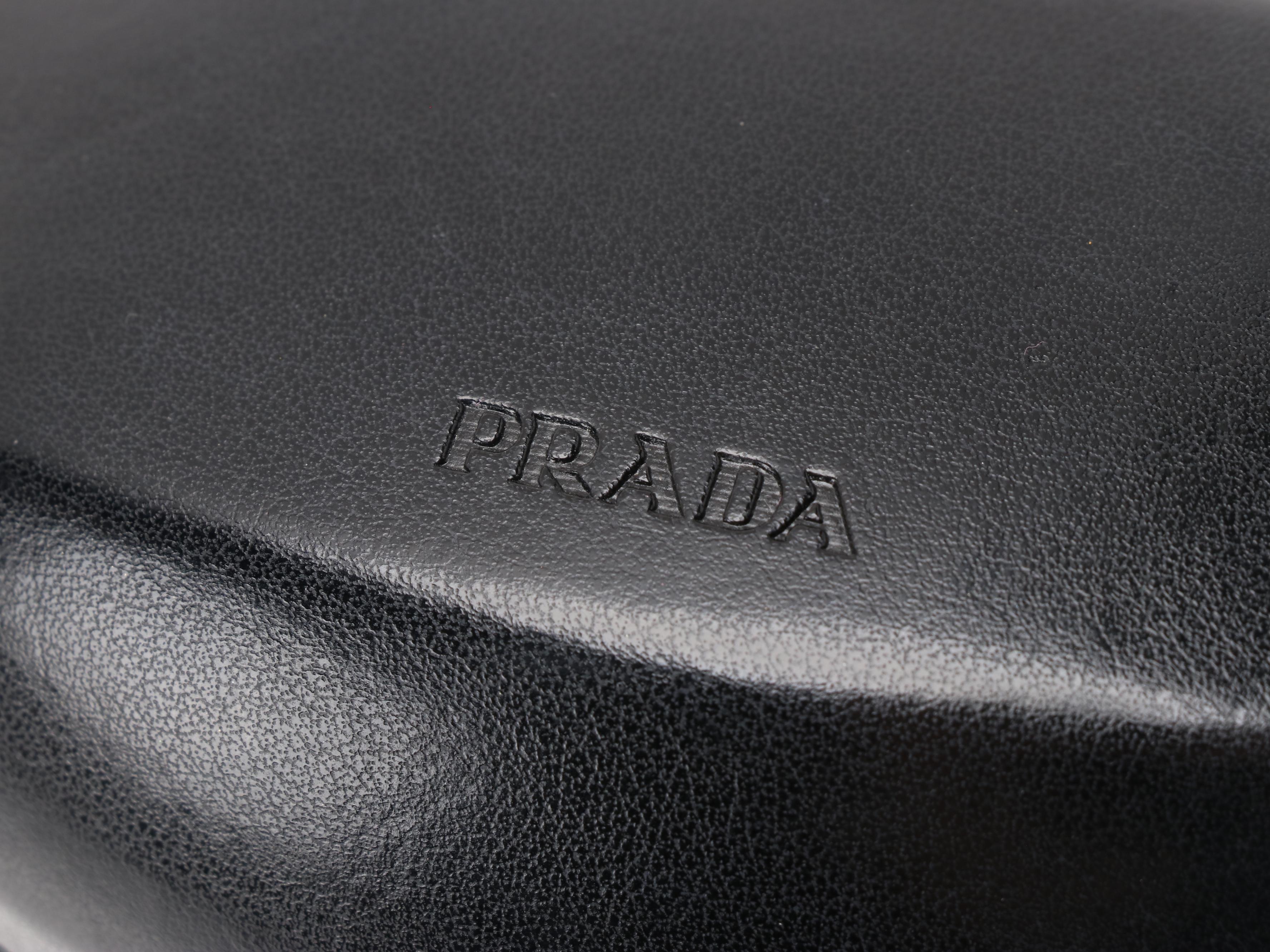 Prada SPR14G Wrap Sunglasses with Case
