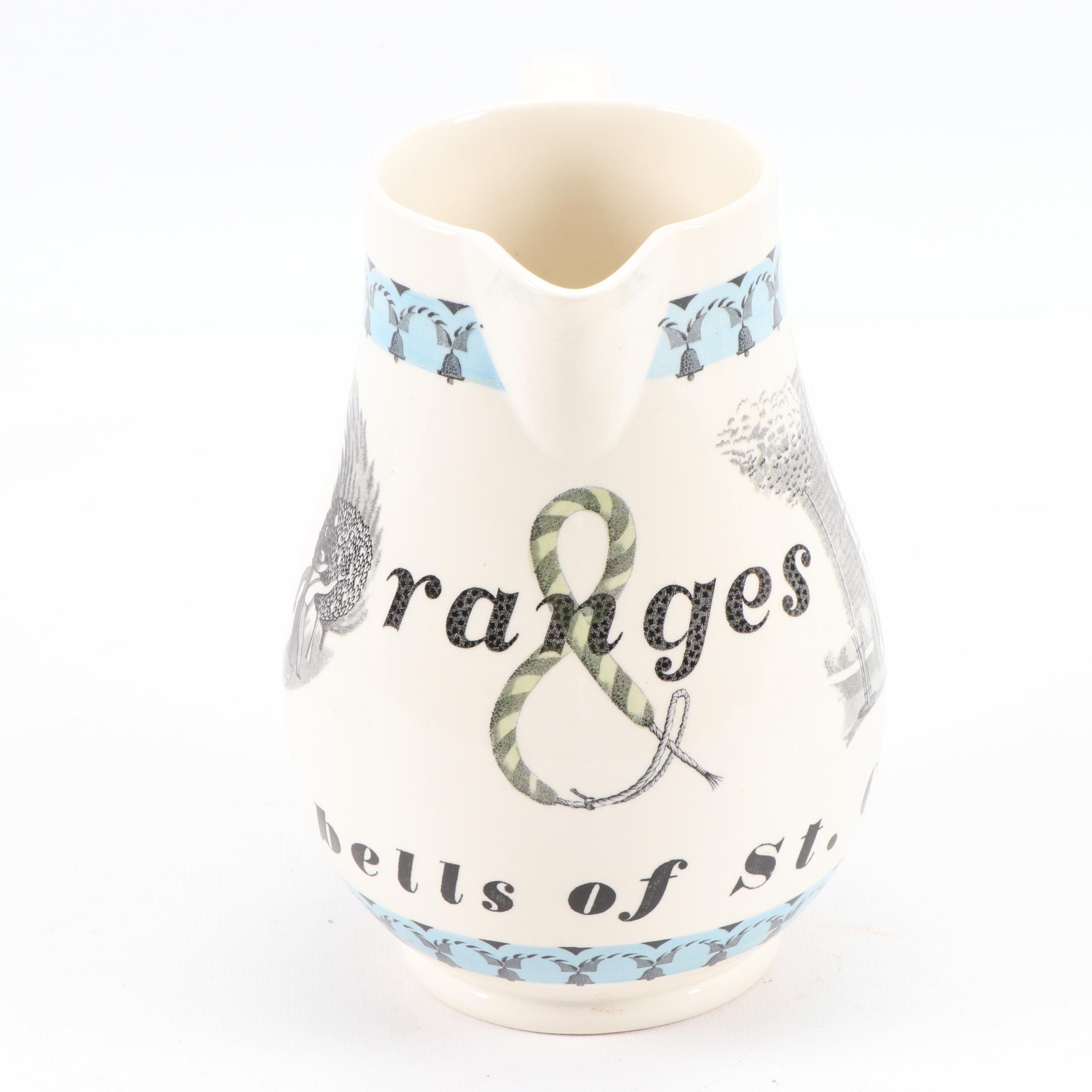 Richard Guyatt for Wedgwood "Oranges and Lemons" Pitcher and Mugs