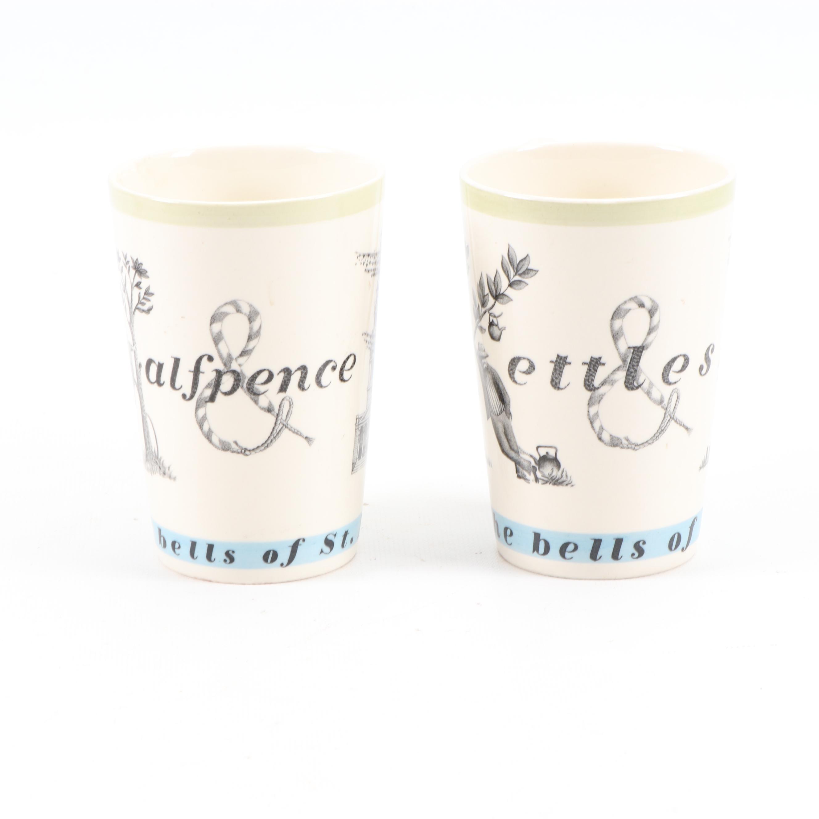 Richard Guyatt for Wedgwood "Oranges and Lemons" Pitcher and Mugs