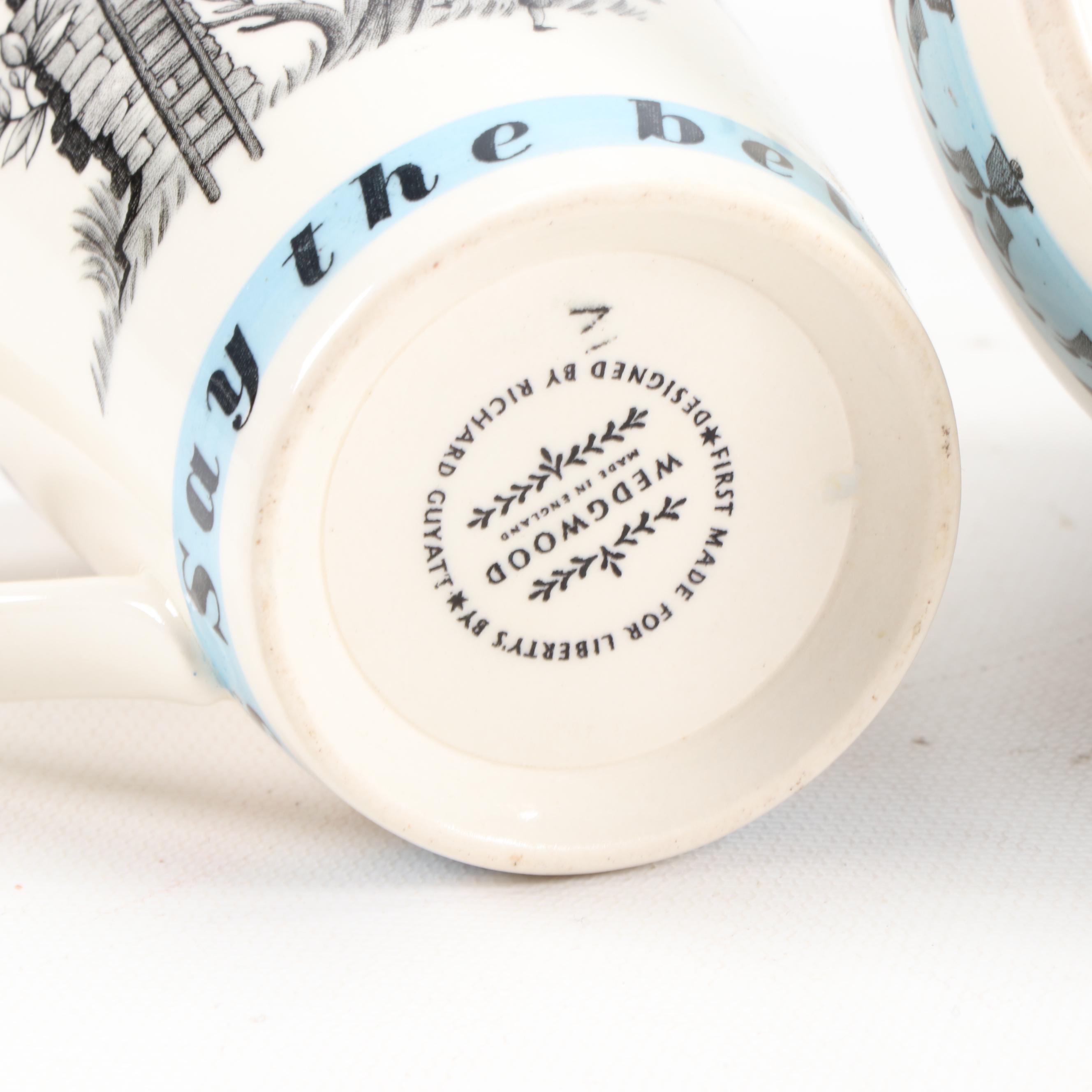 Richard Guyatt for Wedgwood "Oranges and Lemons" Pitcher and Mugs