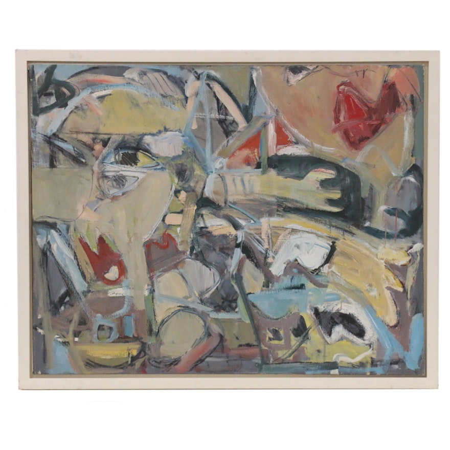 Richard Snyder Abstract Oil Painting