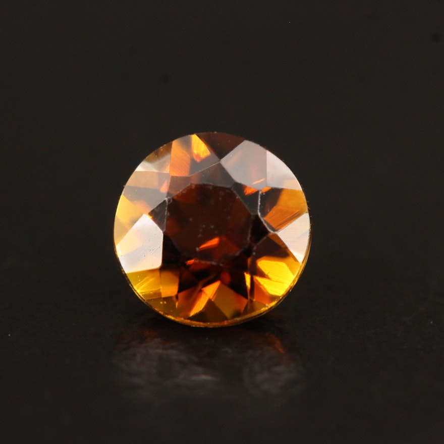 Loose 1.09 CT Round Faceted Tourmaline