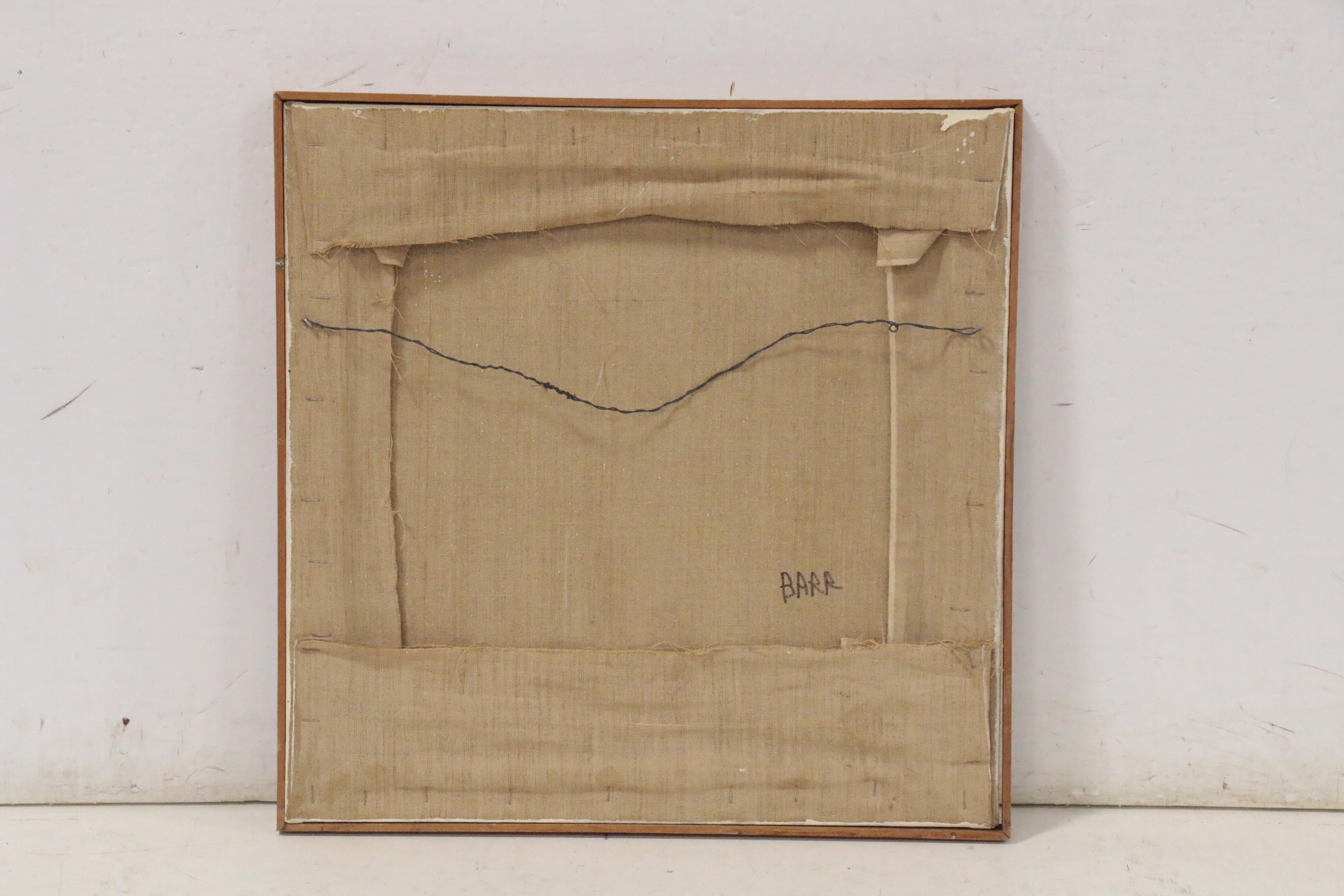 Chuck Barr Abstract Oil Painting, Late 20th Century