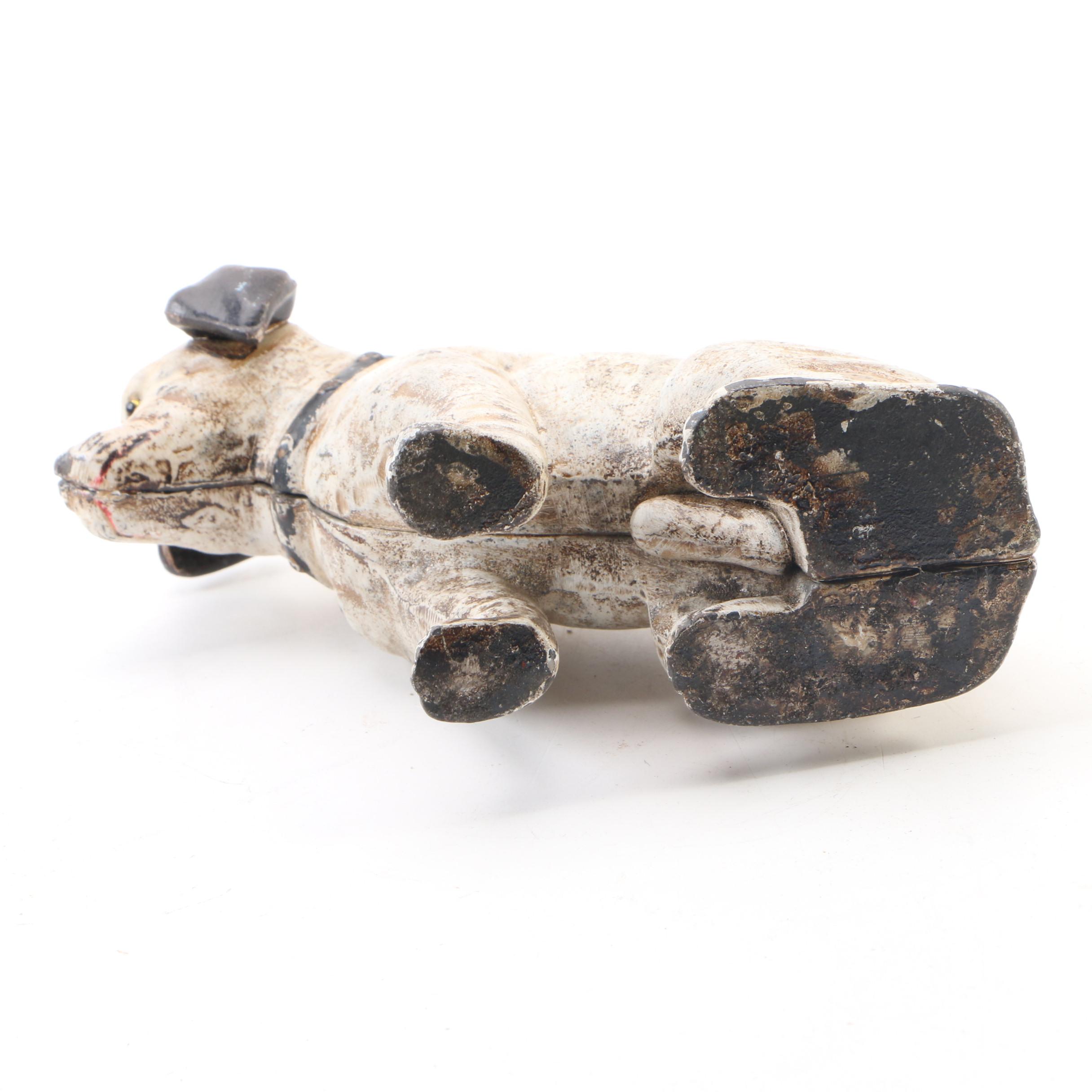 "Nipper RCA Dog" Cast Iron Still Bank Reproduction