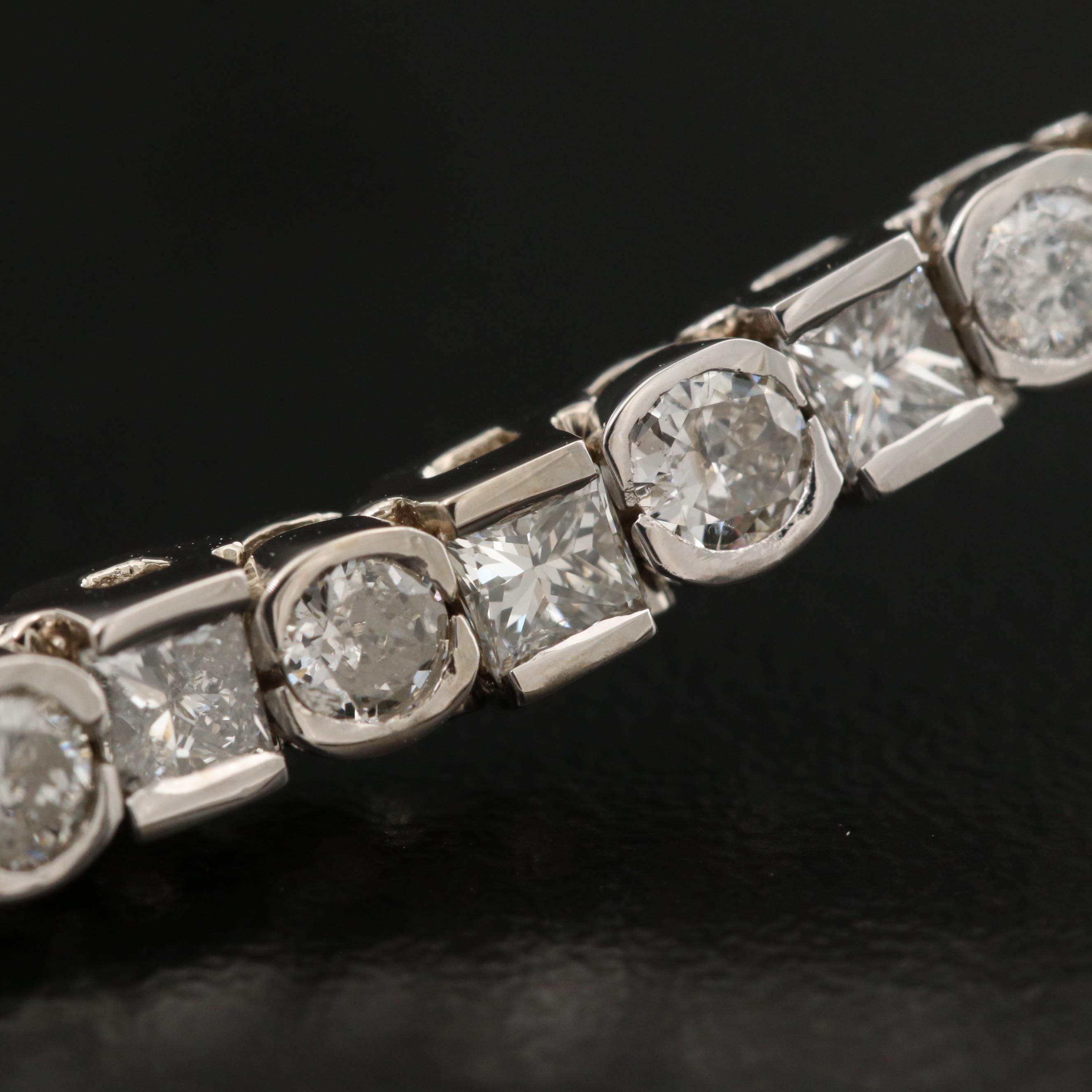 14K 6.00 CTW Diamond Line Bracelet