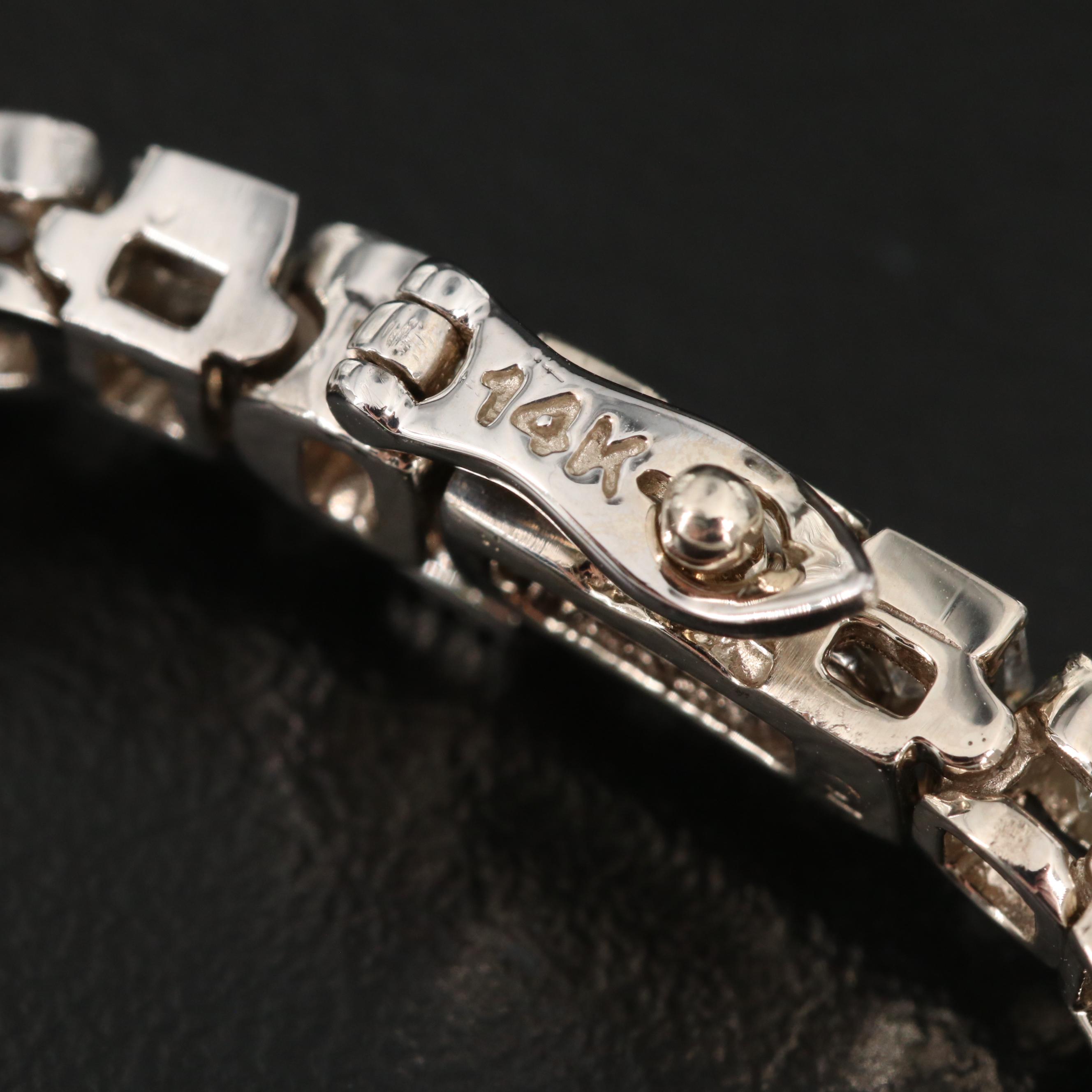 14K 6.00 CTW Diamond Line Bracelet