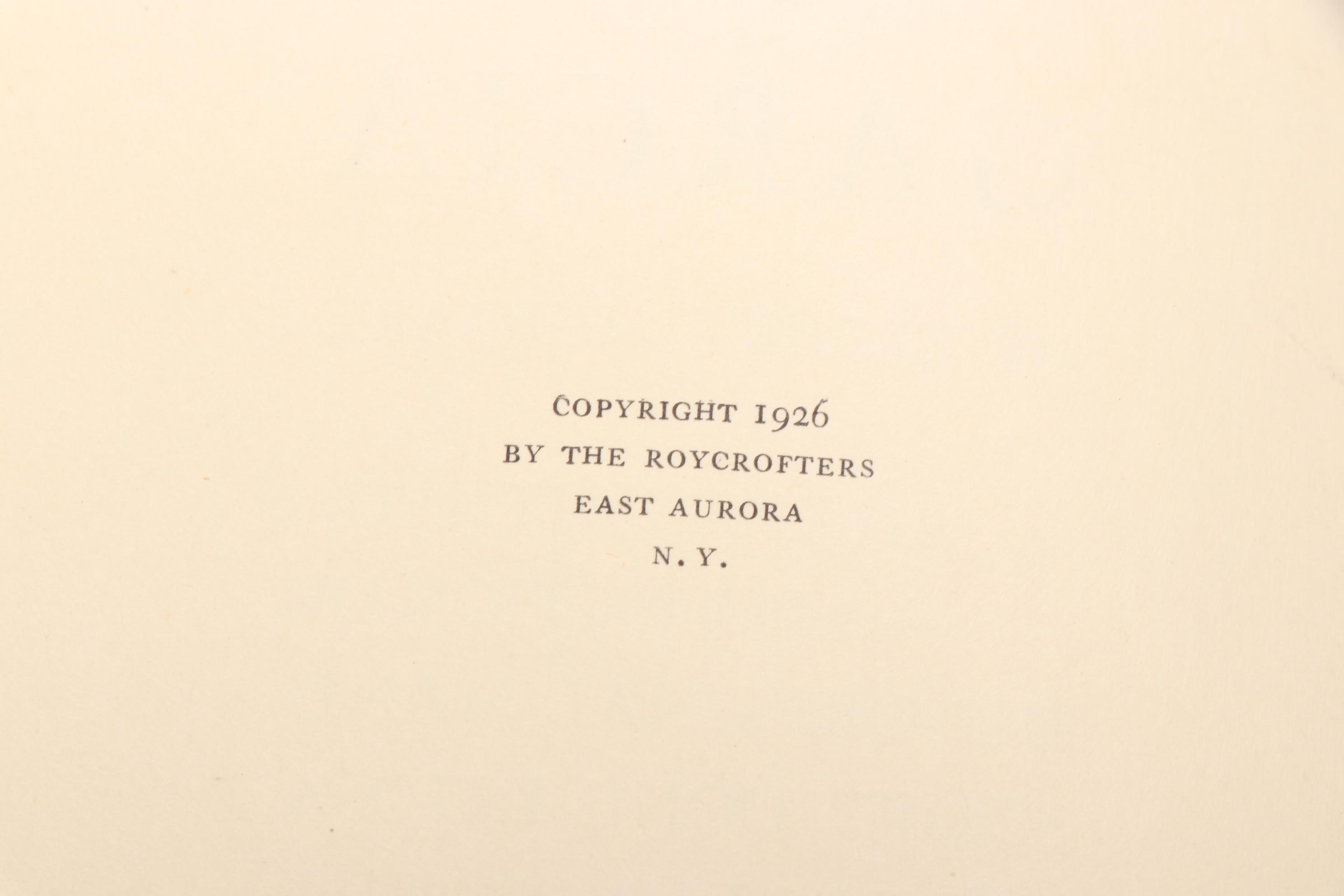 "Modern Business" Manuscript with "A Message to Garcia" by Elbert Hubbard, 1926