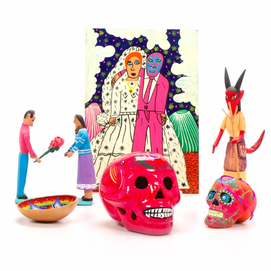 Mexican Folk Art by Julio Diaz, Jesus Lorenzo, Jaime Santiago Morales, and More