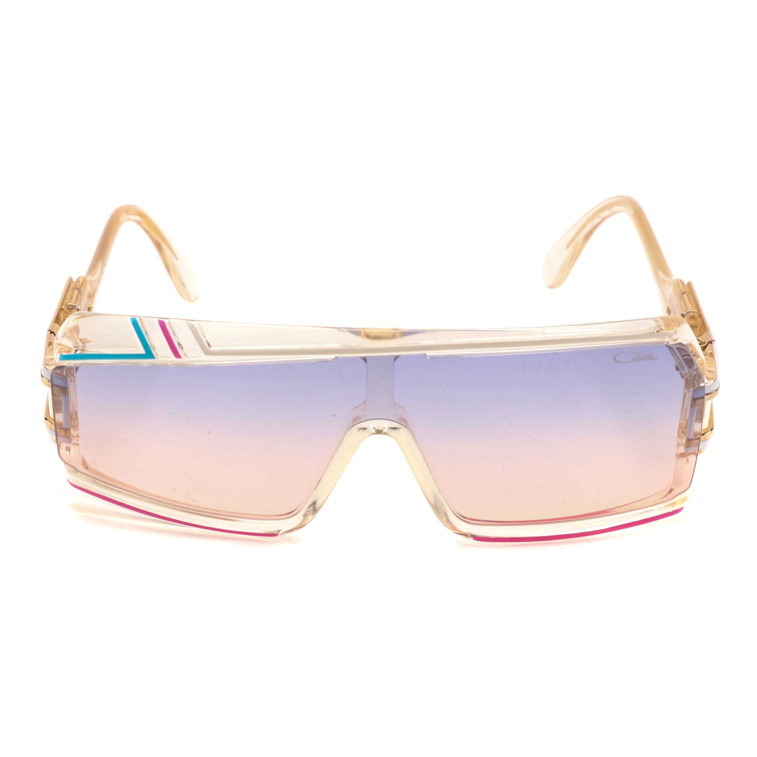 Cazal 858 255 Translucent Sunglasses with Case, 1980s Vintage