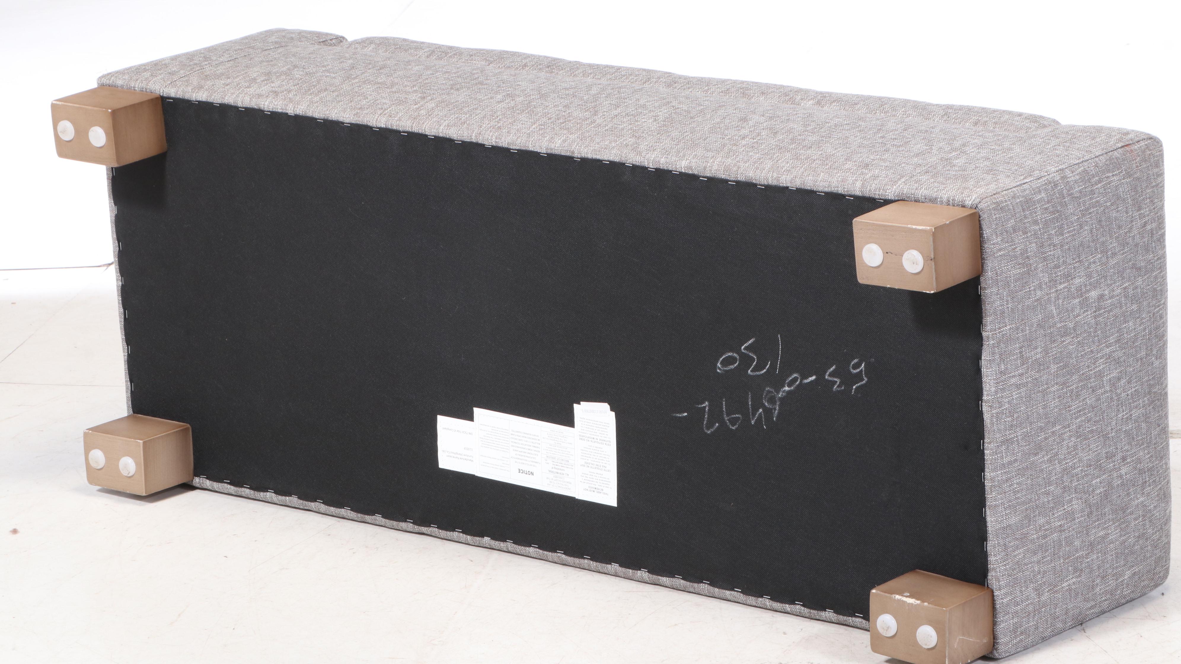 Jason Furniture Co. Upholstered Lift-Seat Storage Ottoman