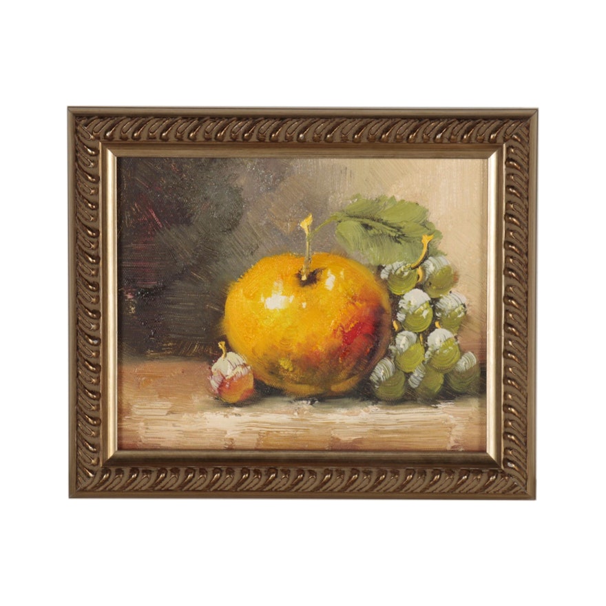 Still Life Oil Painting of Fruit