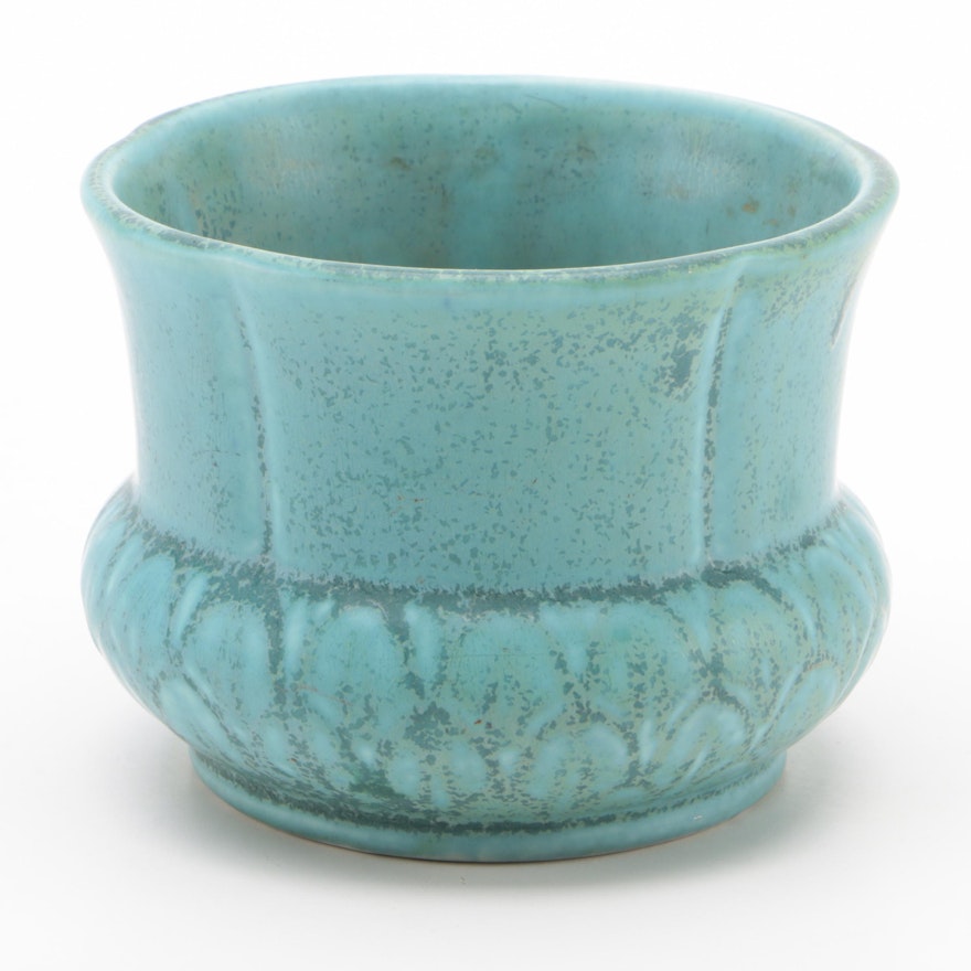 Rookwood Pottery Green over Blue Matte Glaze Production Vase, 1940