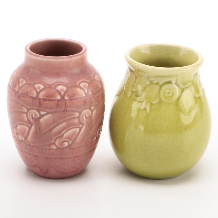 Rookwood Pottery Production Vases, Early to Mid 20th Century