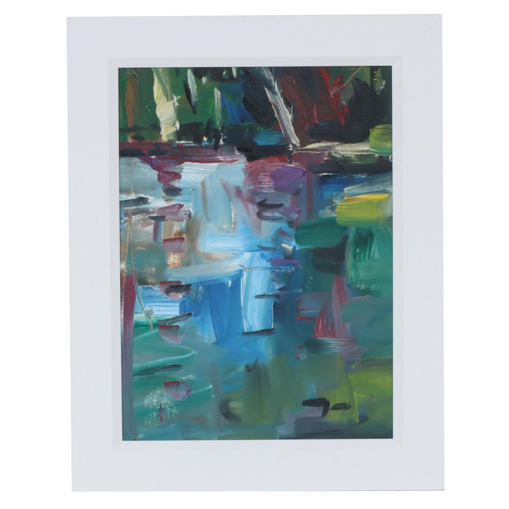 Jose Trujillo Oil Painting "River Reflections", 2019