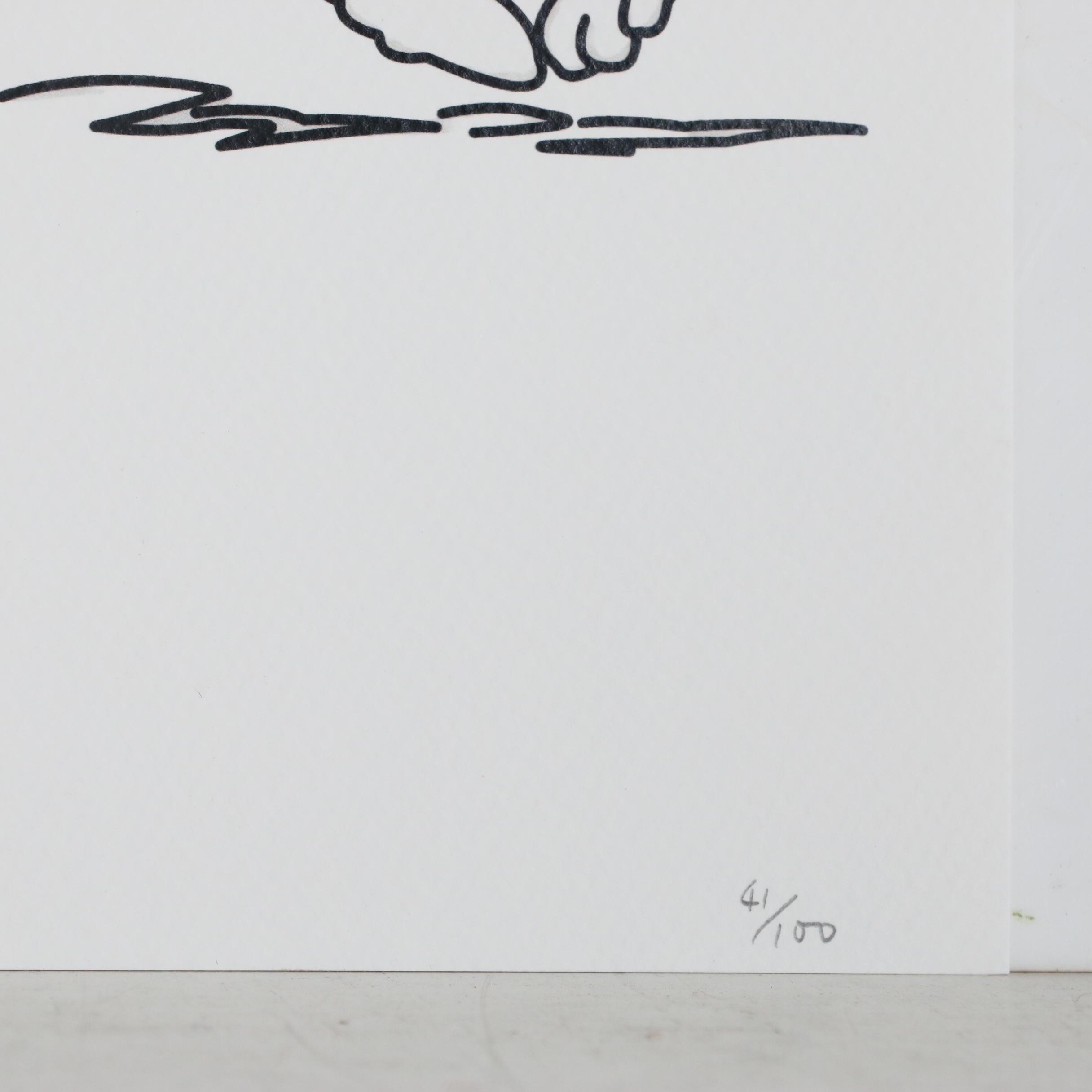 Death NYC Pop Art Offset Lithograph Featuring Snoopy and Charlie Brown, 2019