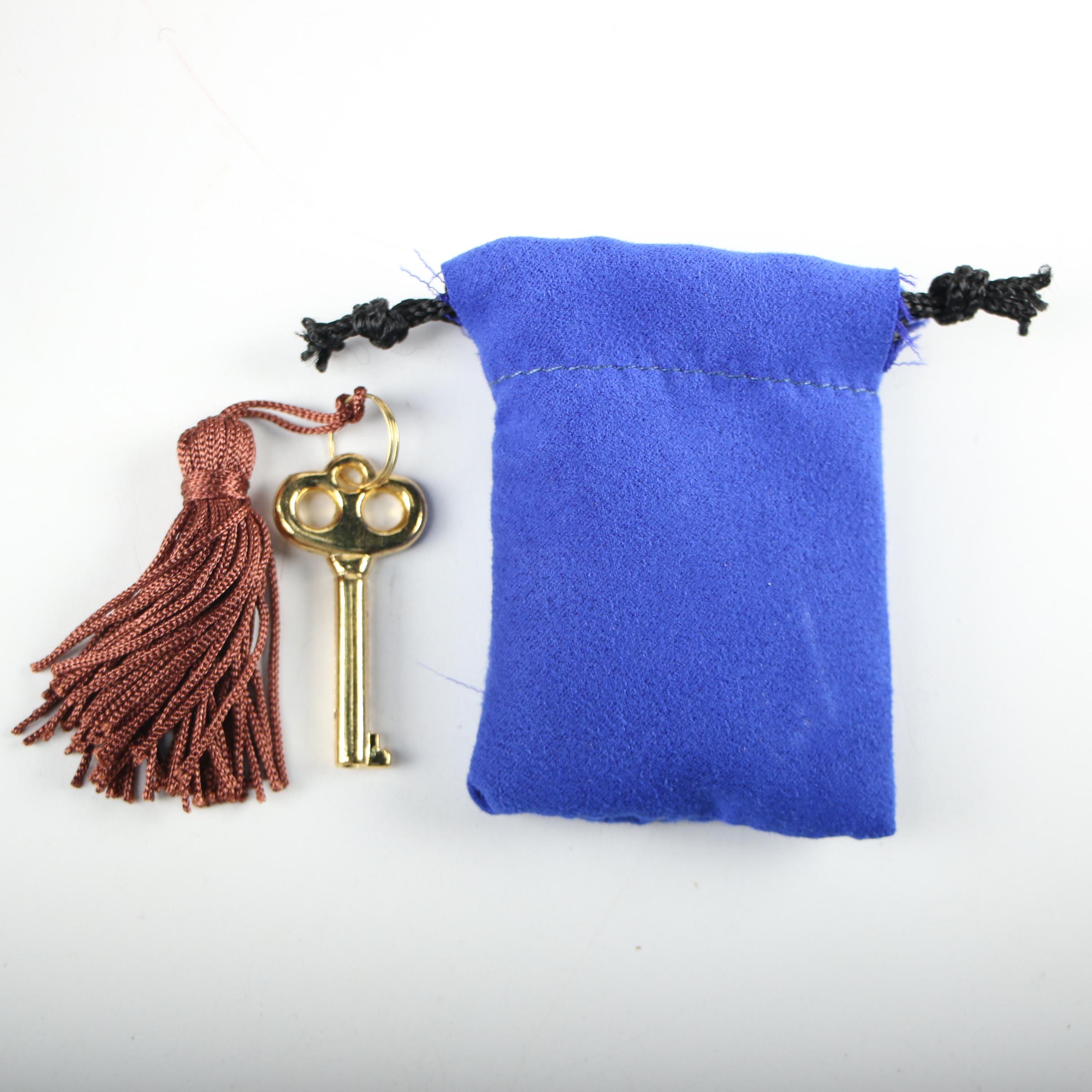 Luxury Giftware by Jere Locking Wooden Jewelry Chest with High Gloss Finish