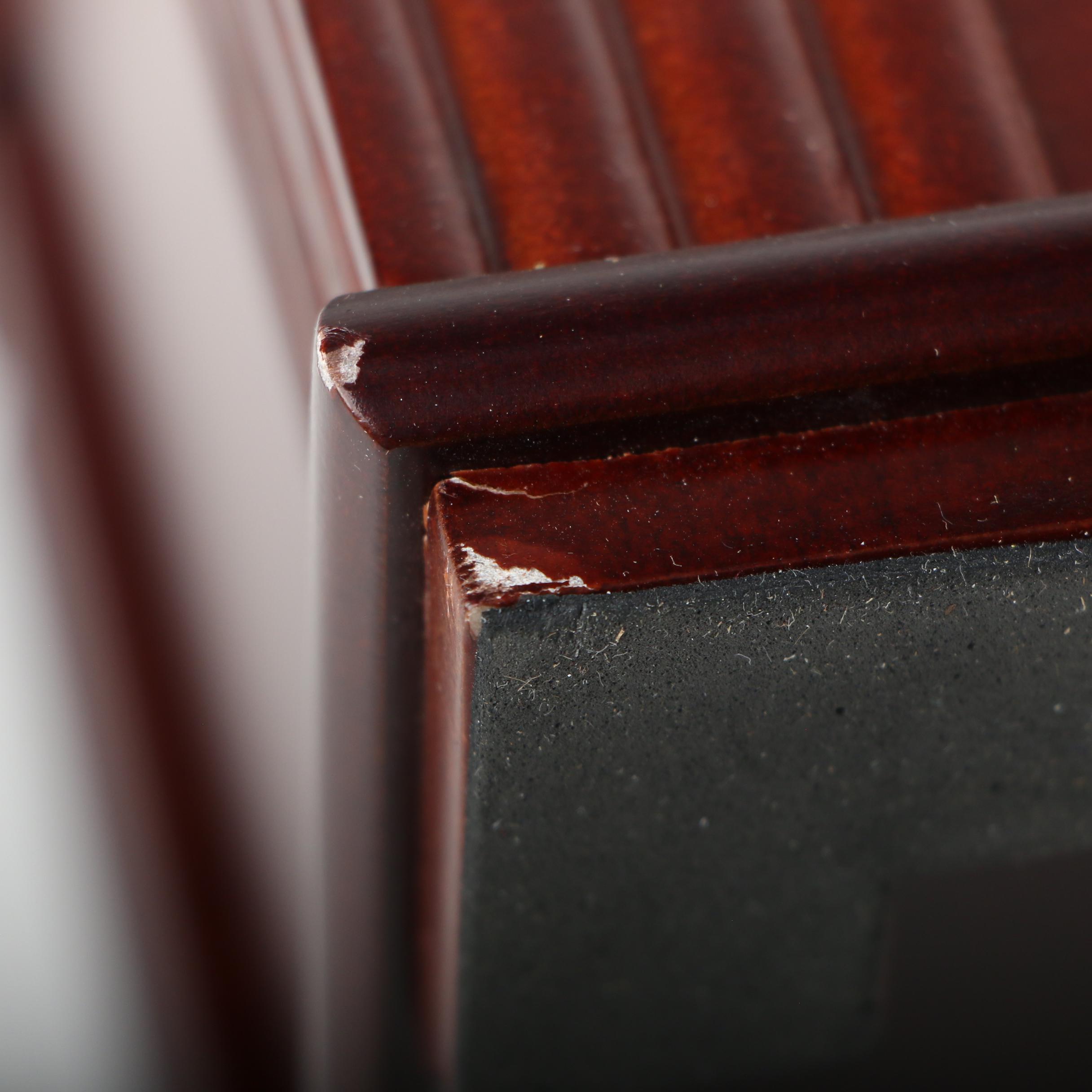 Luxury Giftware by Jere Locking Wooden Jewelry Chest with High Gloss Finish