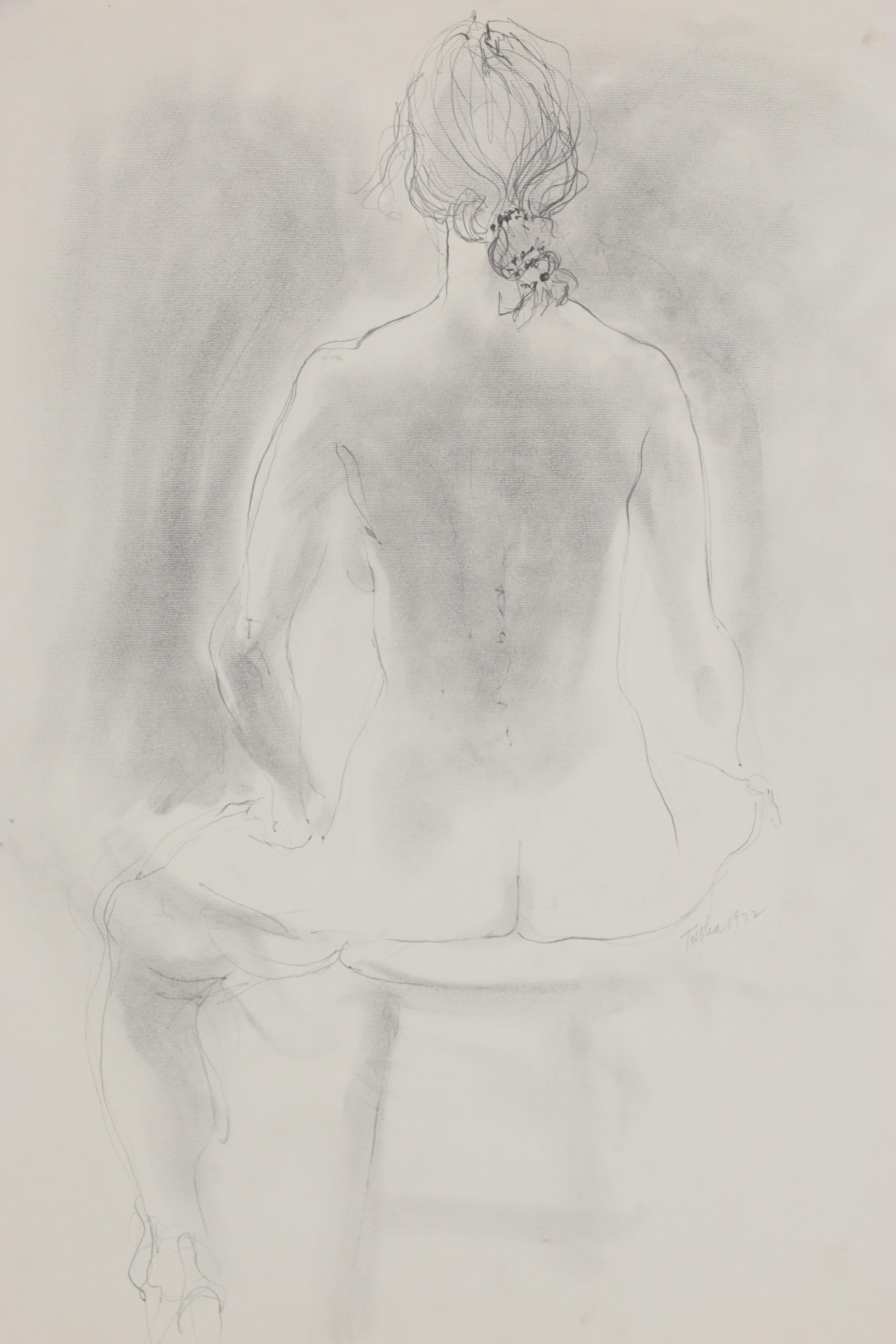 John Tuska Figure Drawings of Female Nudes, 1972