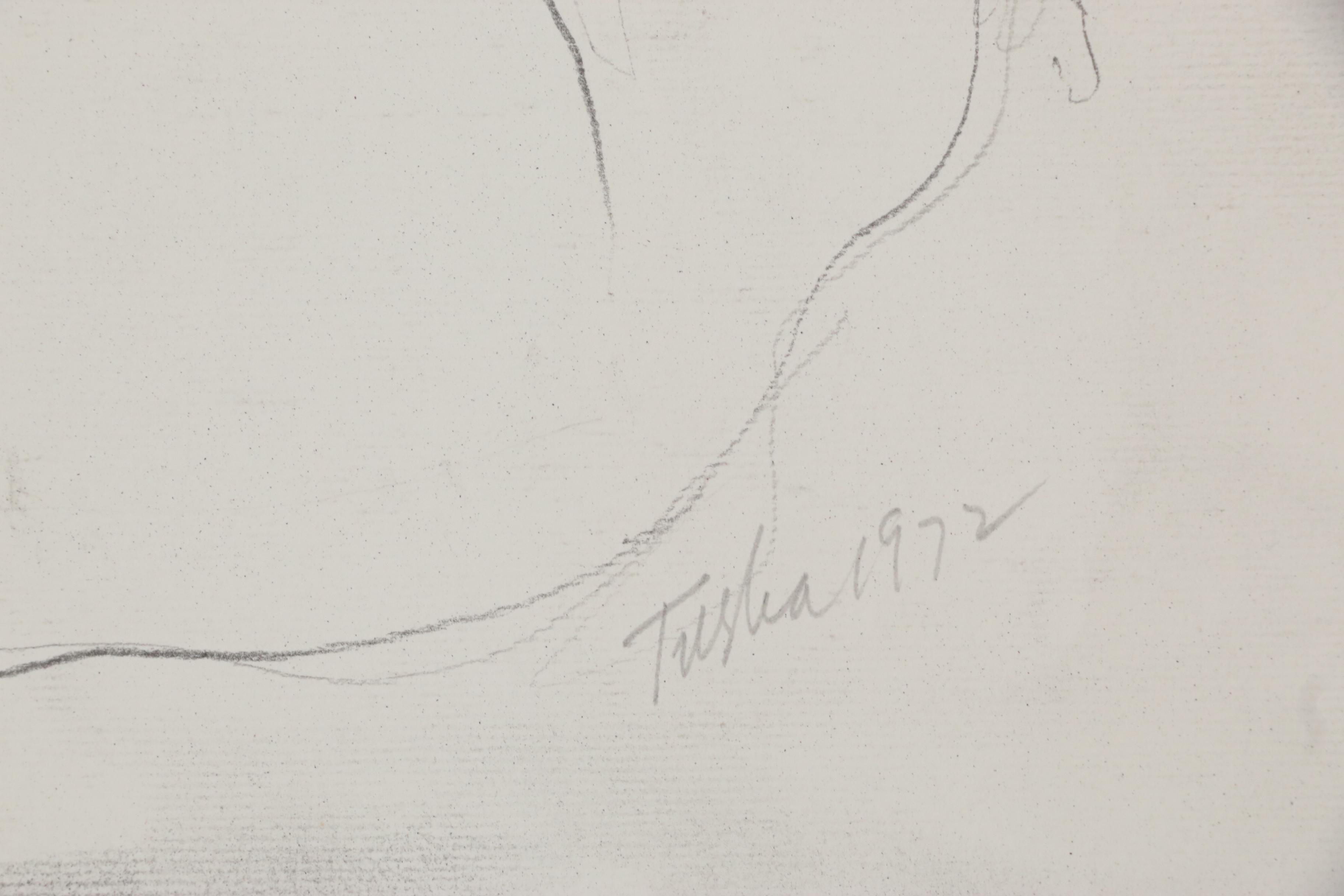 John Tuska Figure Drawings of Female Nudes, 1972