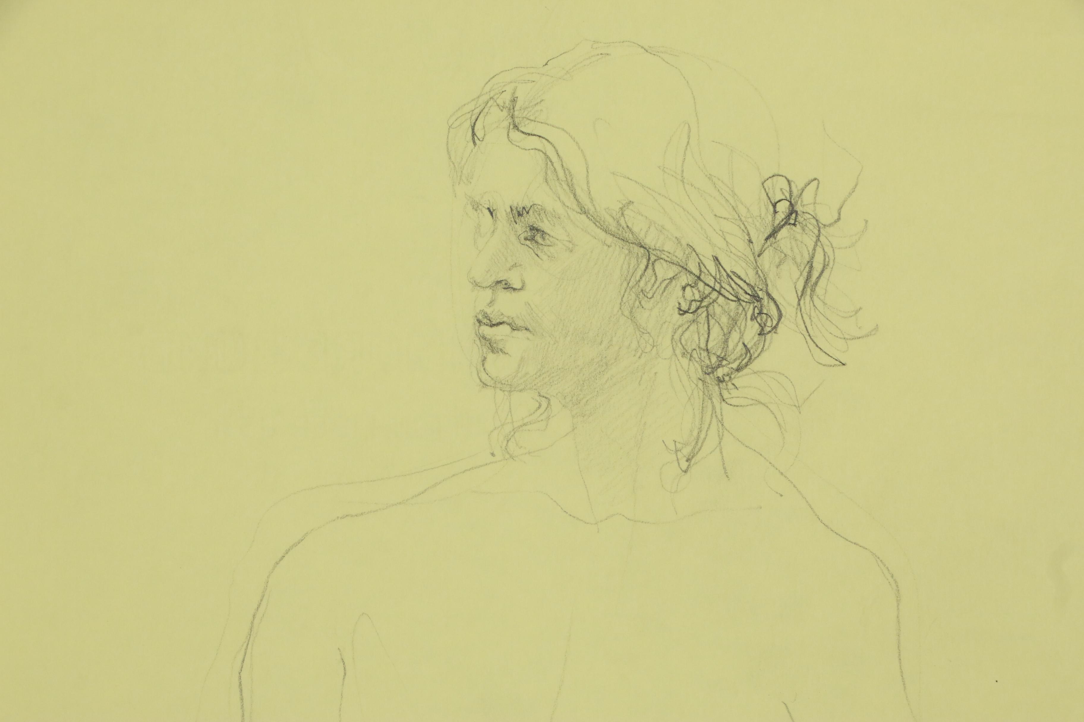 John Tuska Figure Drawings of Female Nudes, 1972