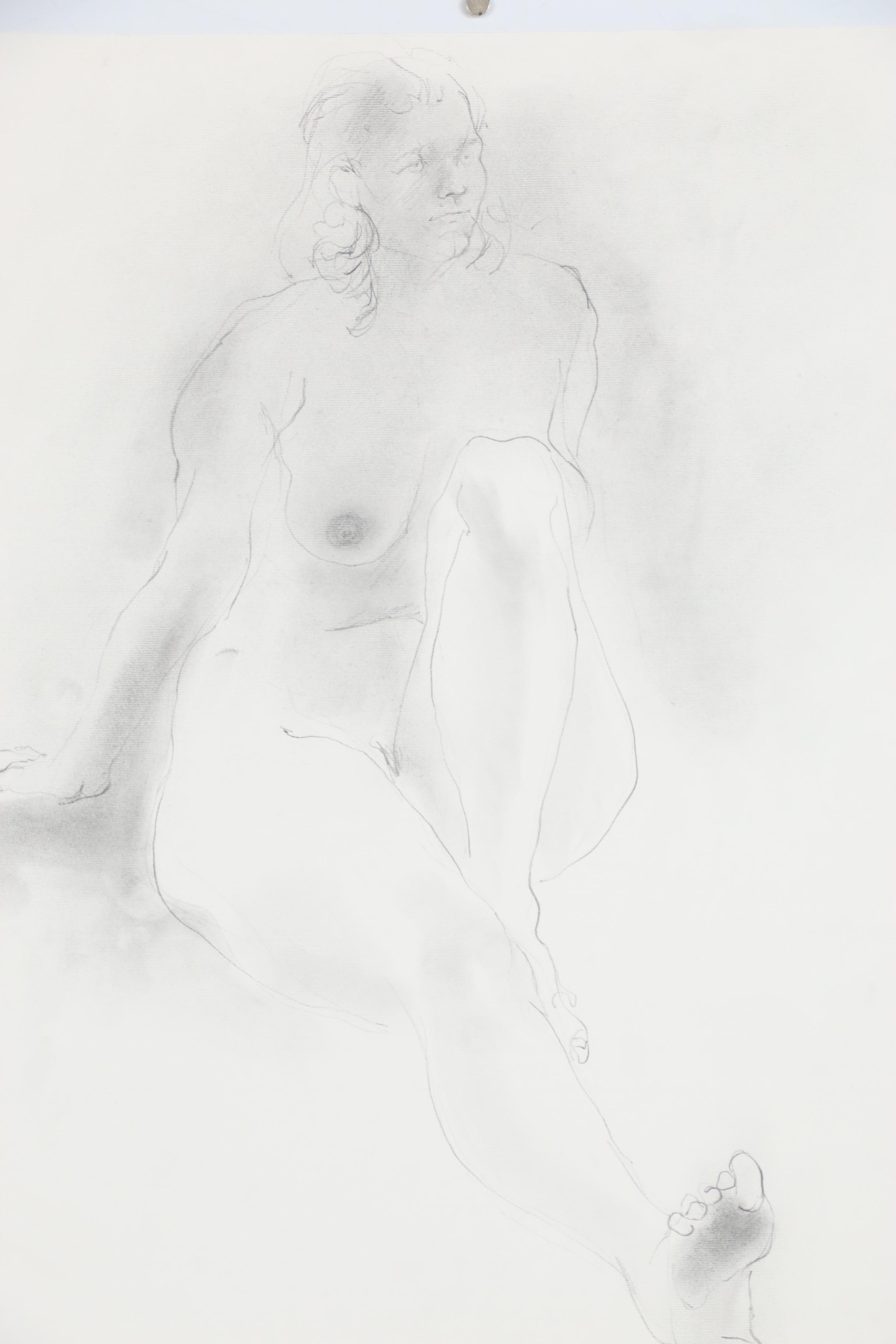 John Tuska Figure Drawings of Female Nudes, 1972