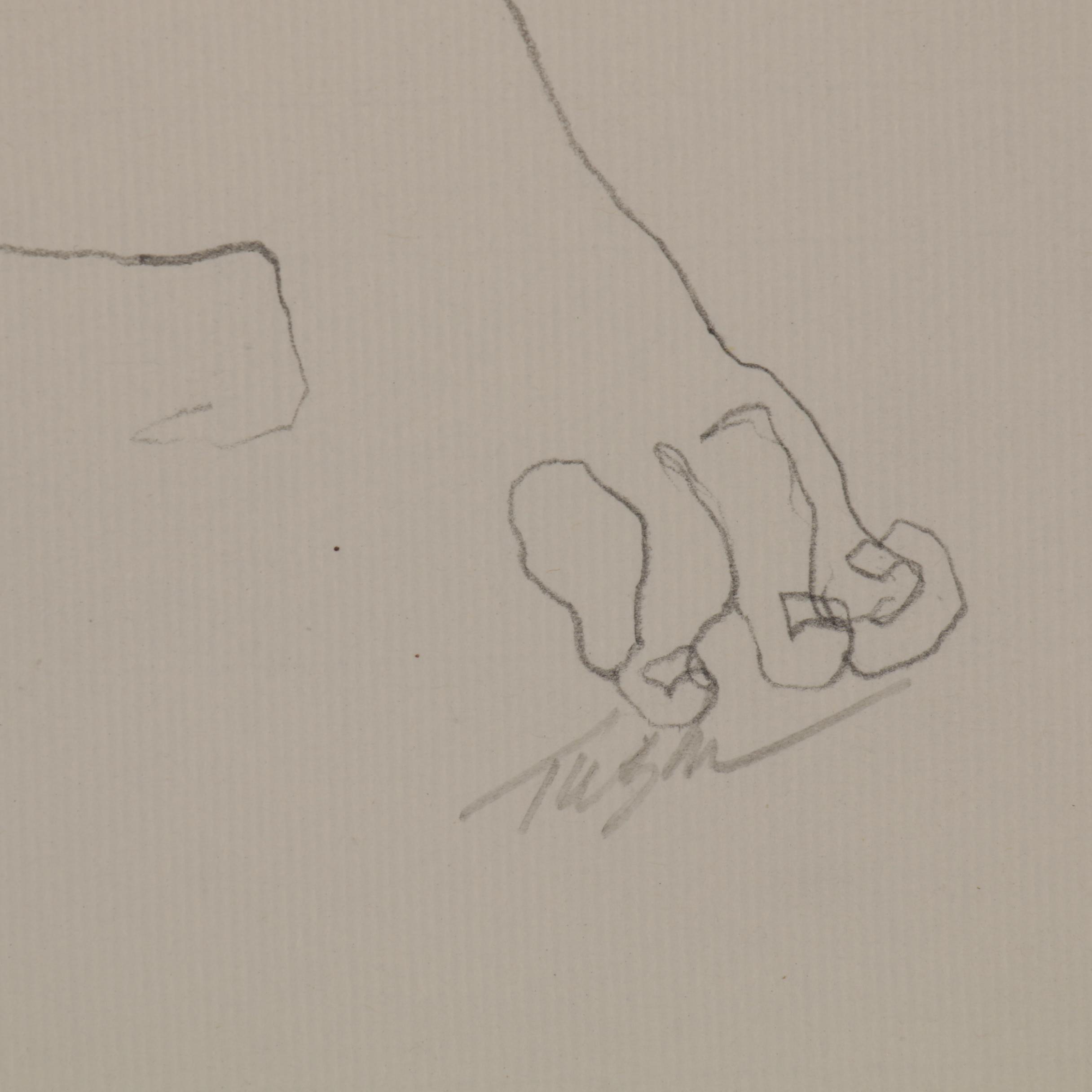 John Tuska Figure Drawings of Female Nudes