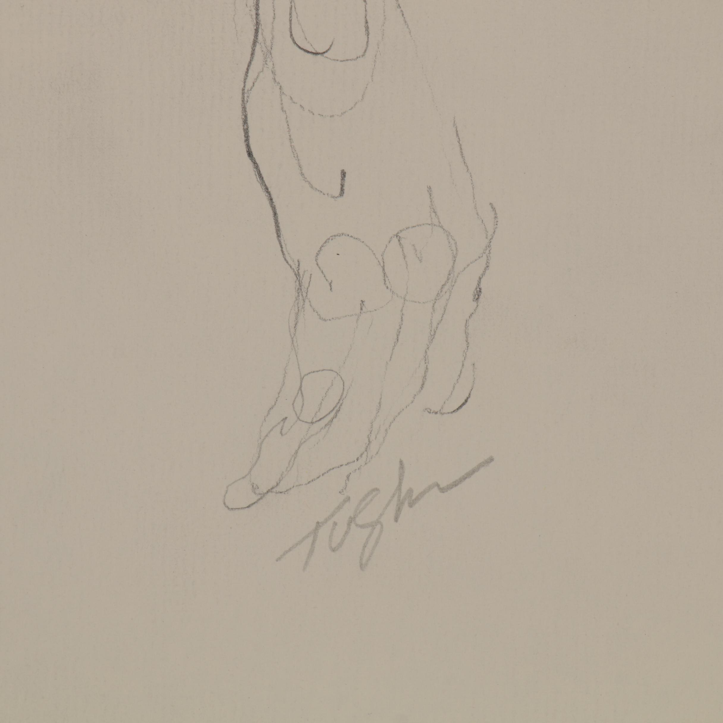 John Tuska Figure Drawings of Female Nudes