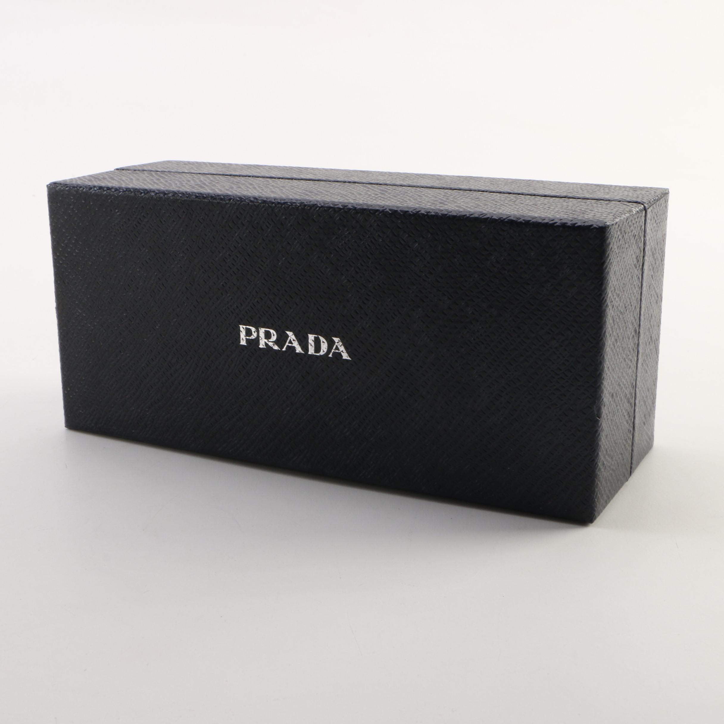 Prada Conceptual Butterfly Havana Sunglasses with Case and Box