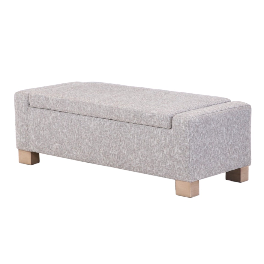 Jason Furniture Co. Upholstered Lift-Seat Storage Ottoman