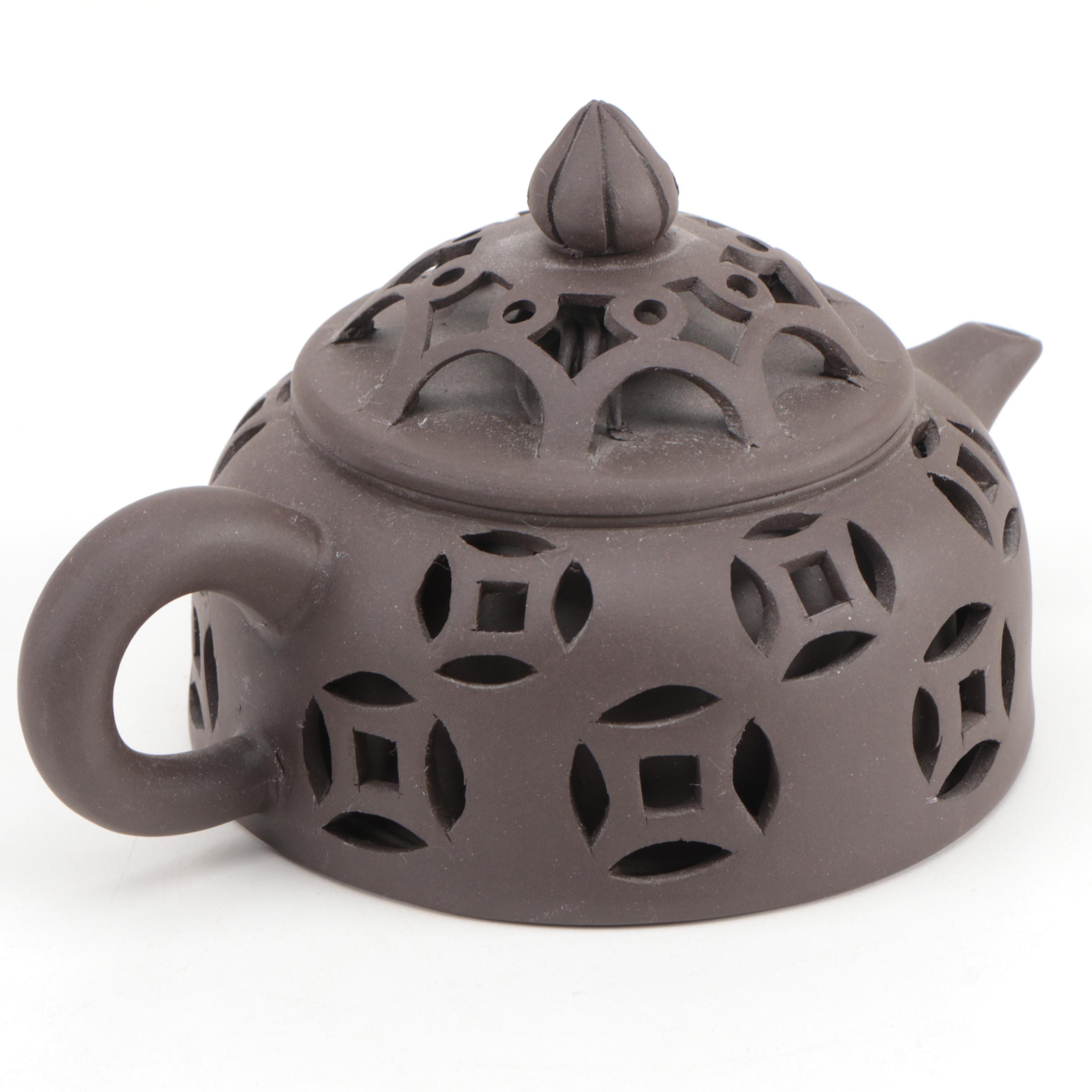 Chinese Yixing Ware Clay Teapots, Mid to Late 20th Century