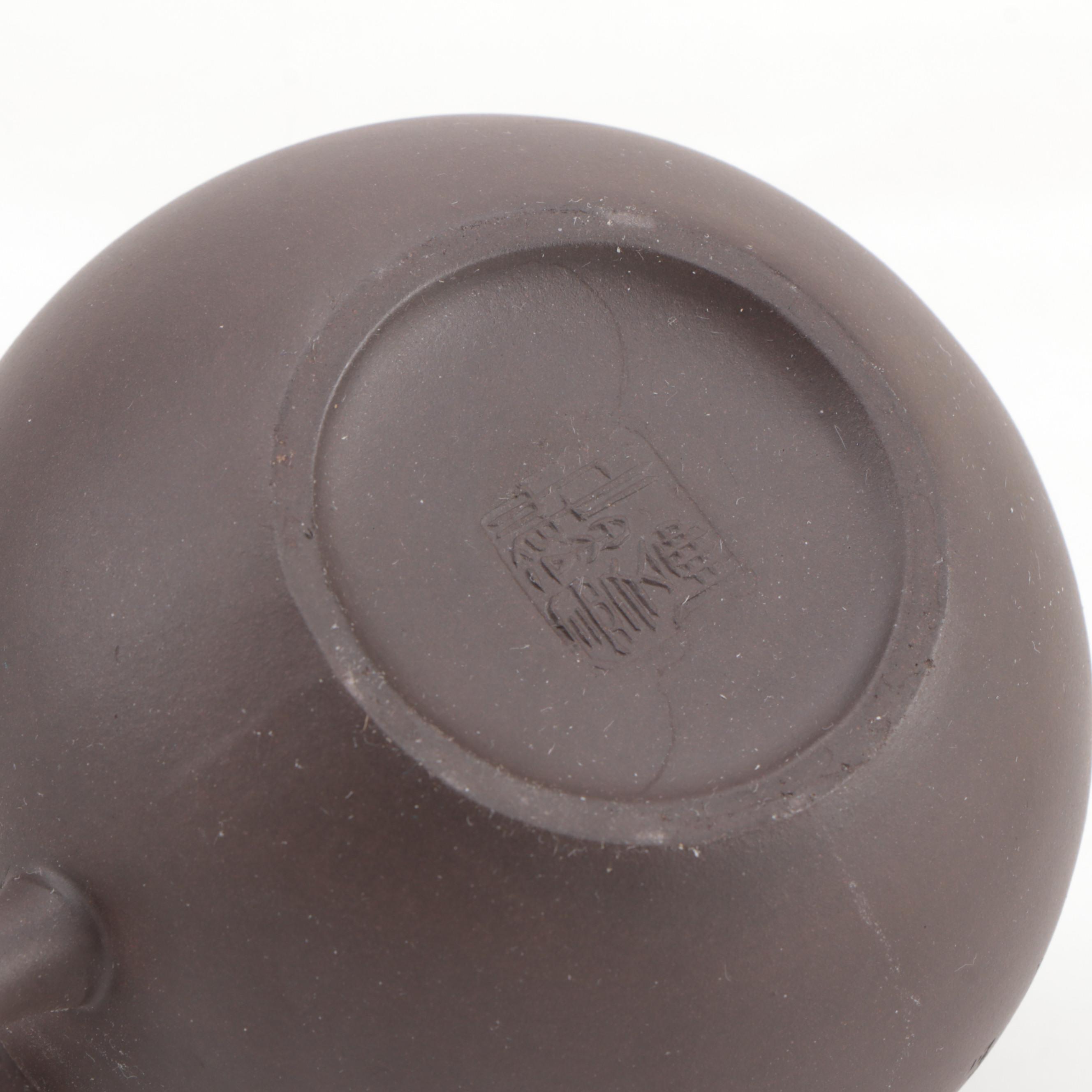 Chinese Yixing Ware Clay Teapots, Mid to Late 20th Century