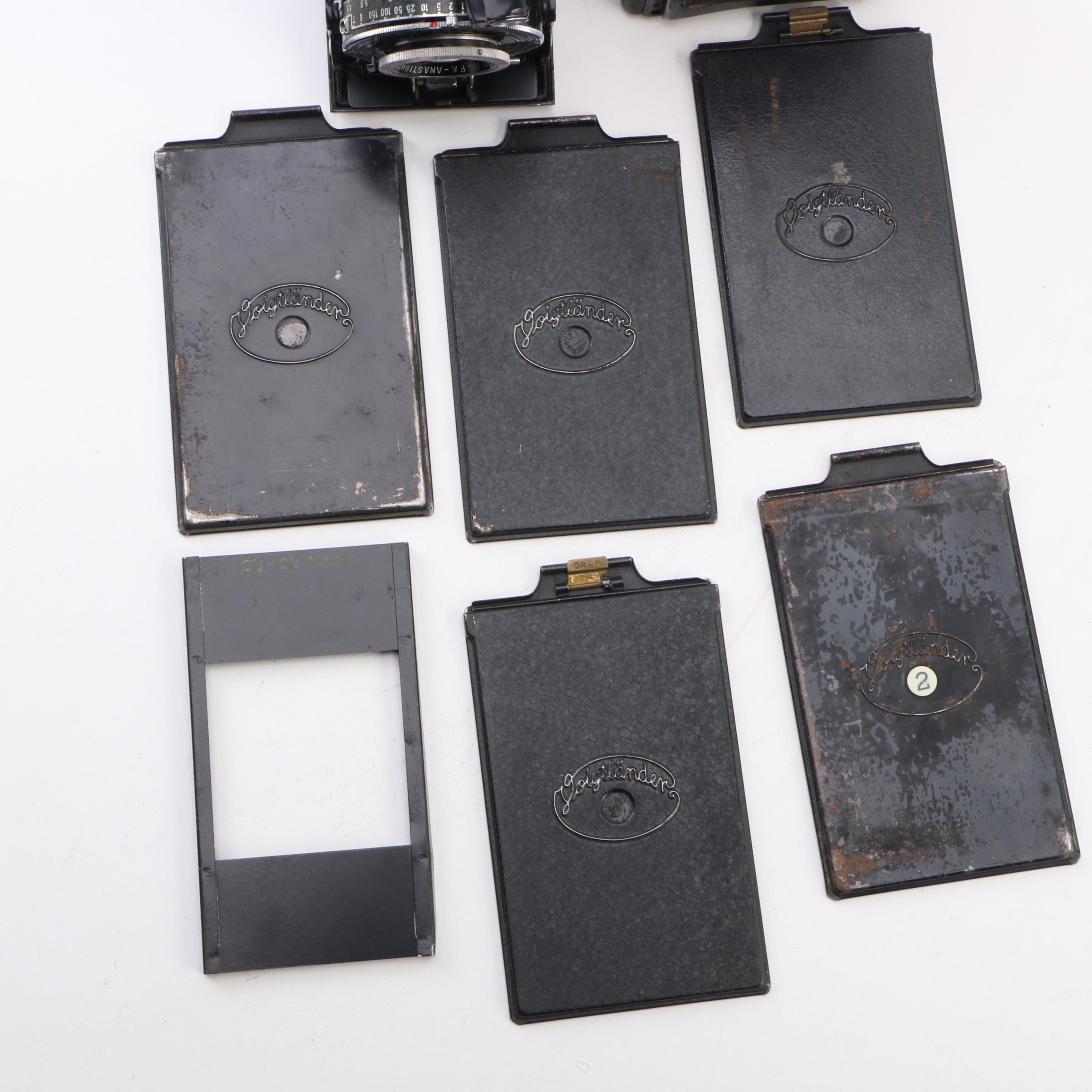 Billy-Record Agfa Prontor II and  Voigtländer Cameras