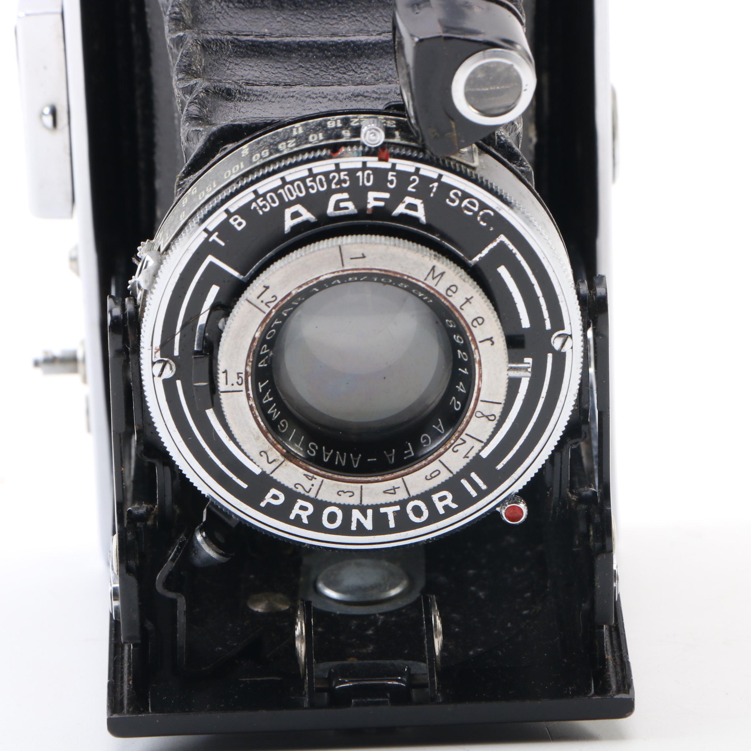 Billy-Record Agfa Prontor II and  Voigtländer Cameras