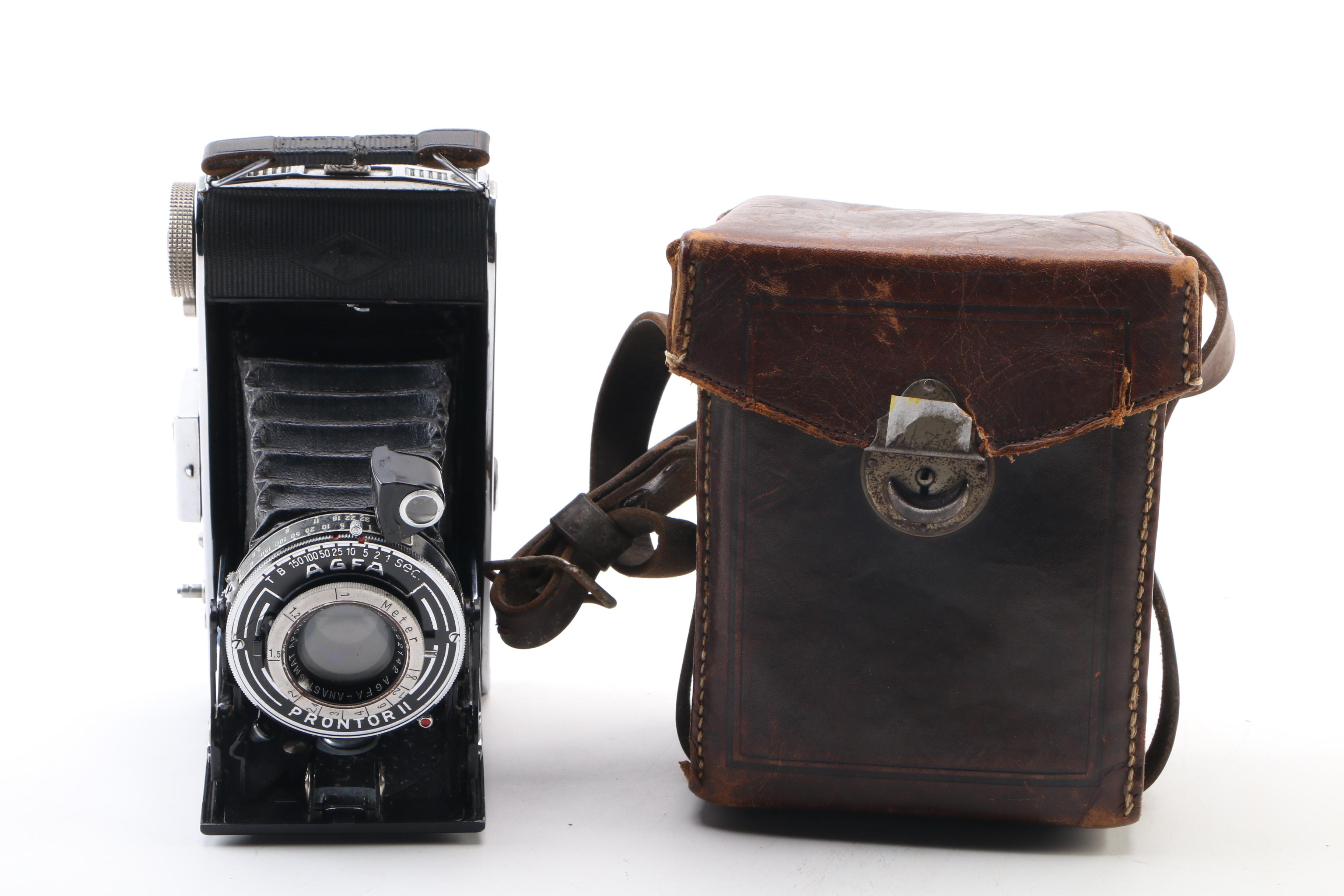 Billy-Record Agfa Prontor II and  Voigtländer Cameras