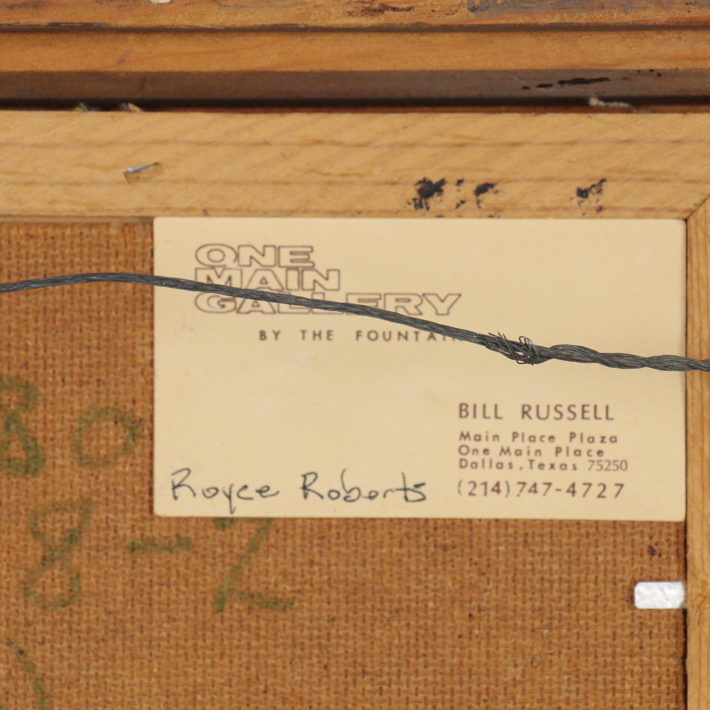 Royce Roberts Landscape Oil Painting, 20th Century