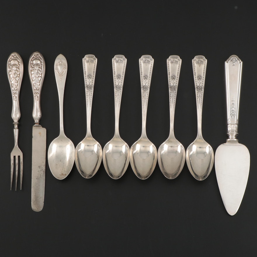 Juvenile Set, Saart Brothers "Carpathia" and Other Sterling Silver Flatware
