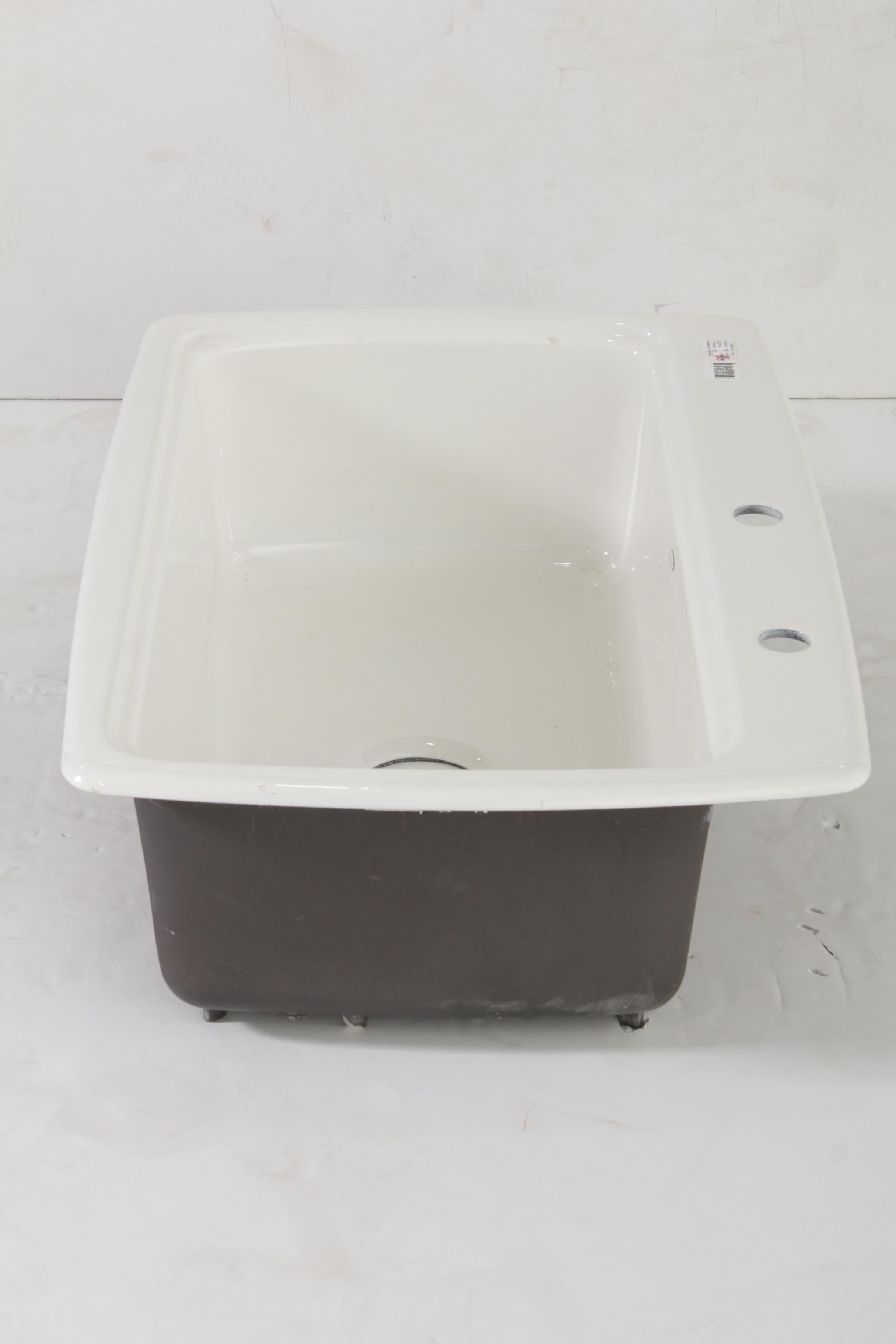Kohler "Cape Dory" Enameled Cast Iron Sink, 21st Century