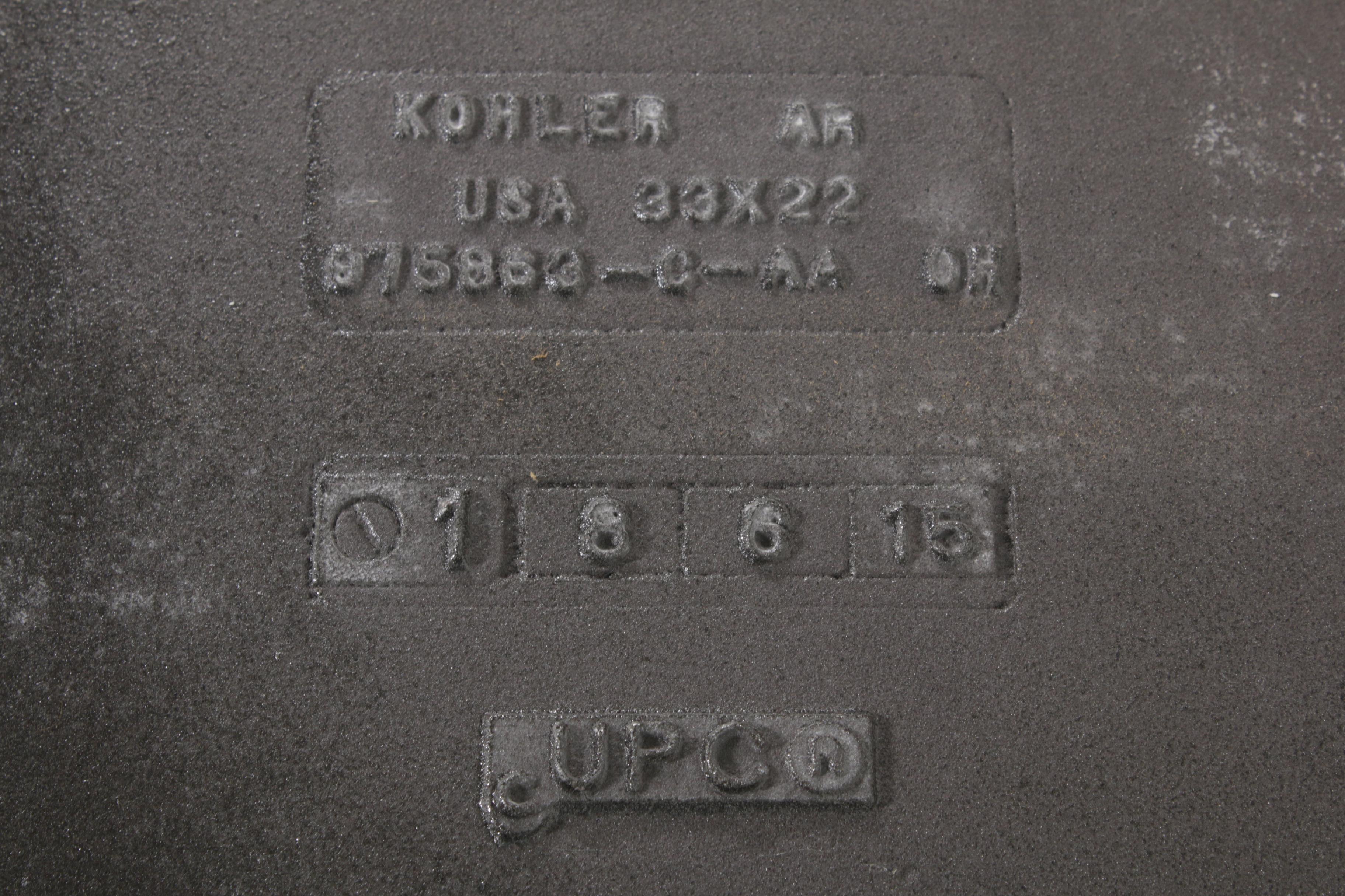 Kohler "Cape Dory" Enameled Cast Iron Sink, 21st Century