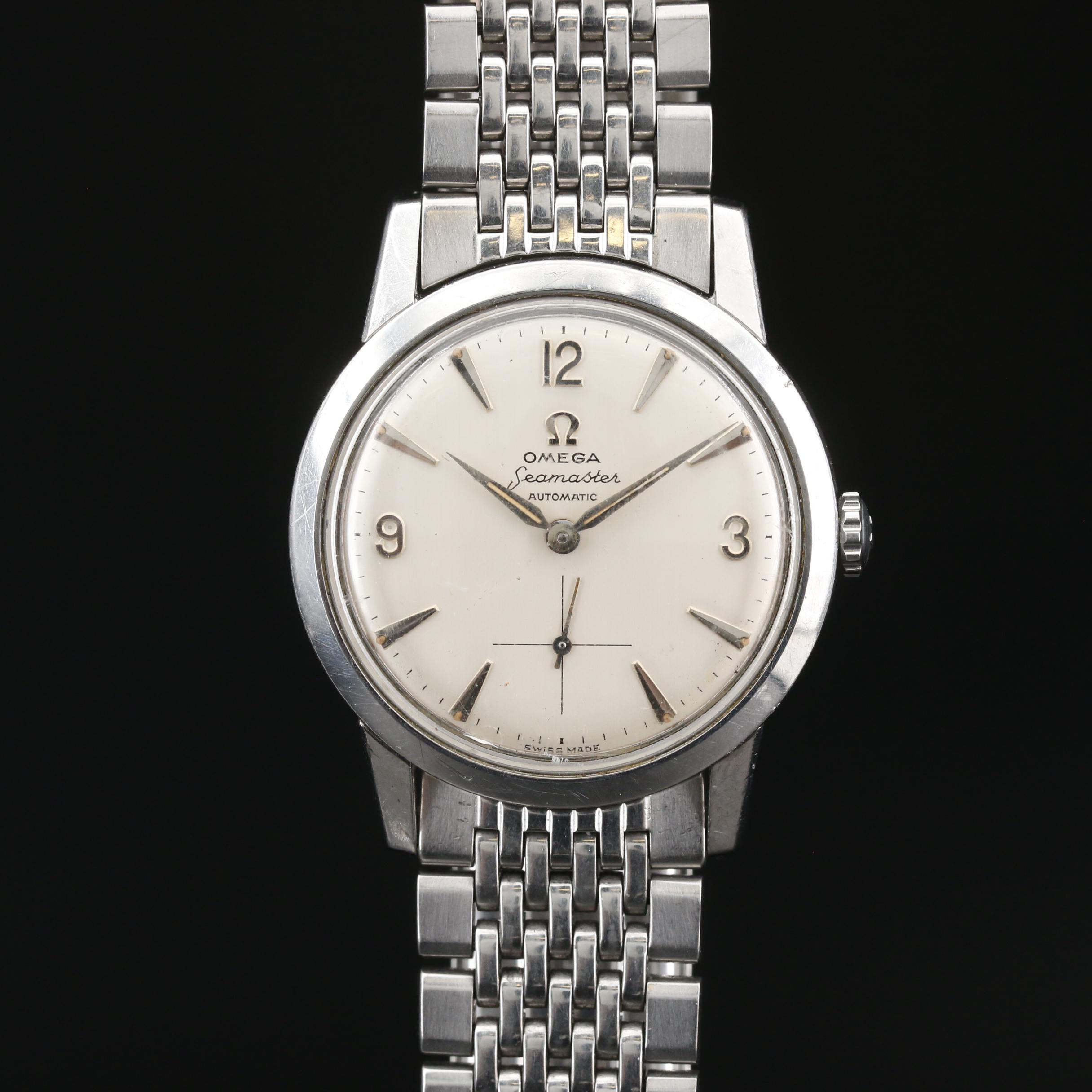 1958 Omega Seamaster Stainless Steel Automatic Watch