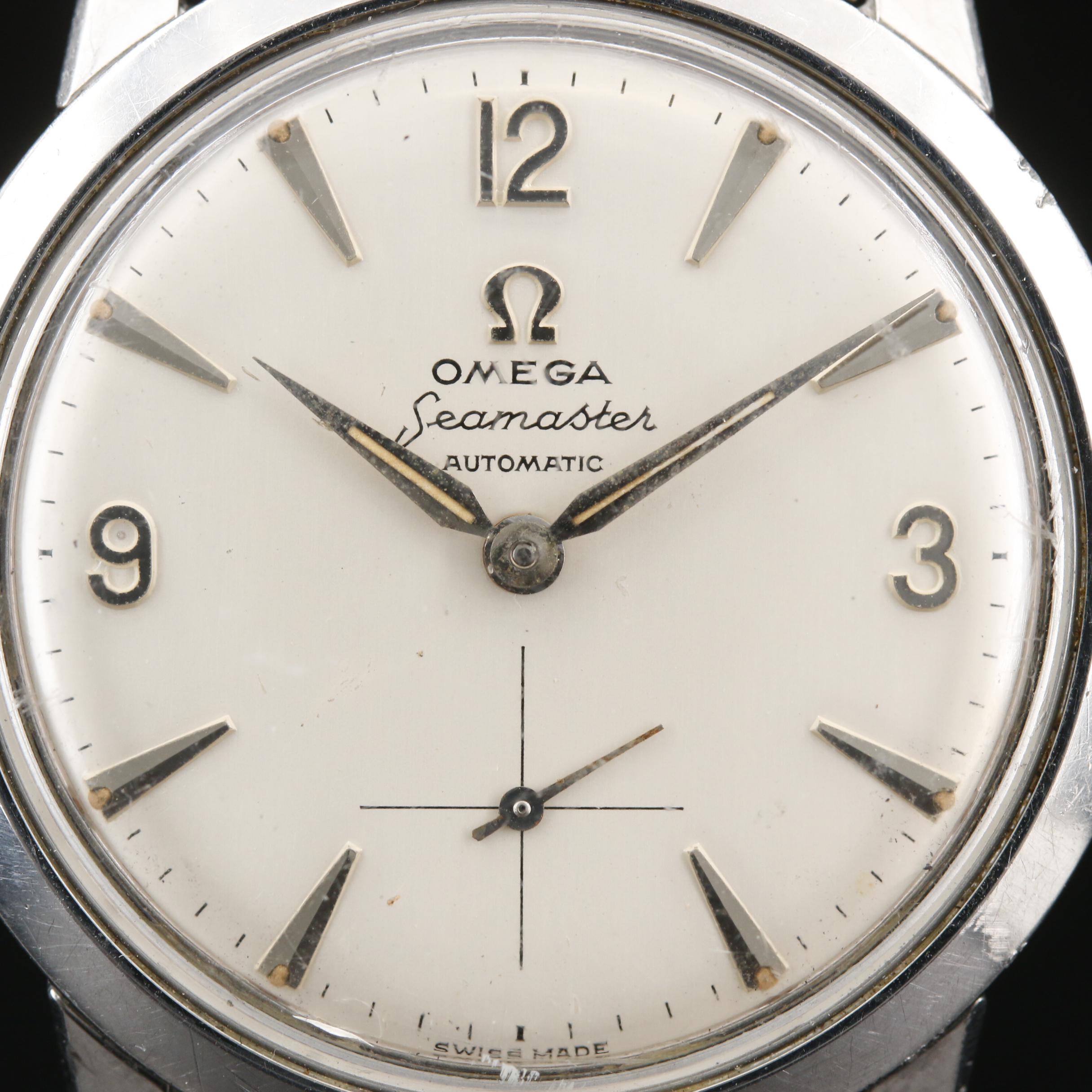 1958 Omega Seamaster Stainless Steel Automatic Watch