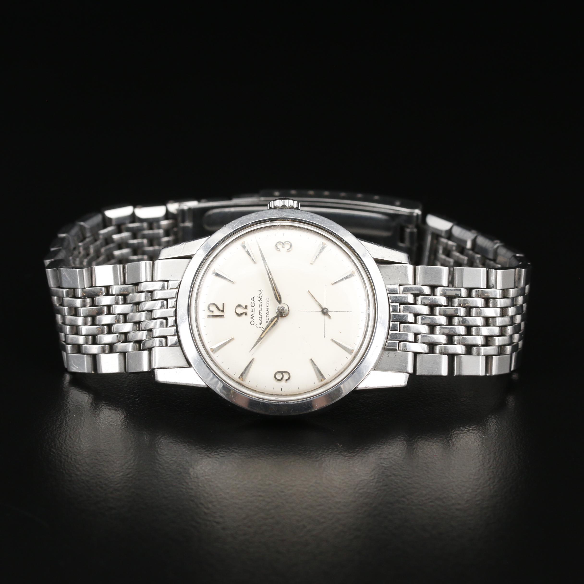 1958 Omega Seamaster Stainless Steel Automatic Watch