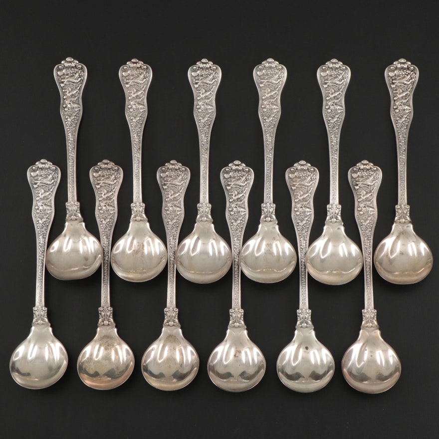 Tiffany & Co. "Olympia, Diana and Her Nymphs" Dessert Spoons