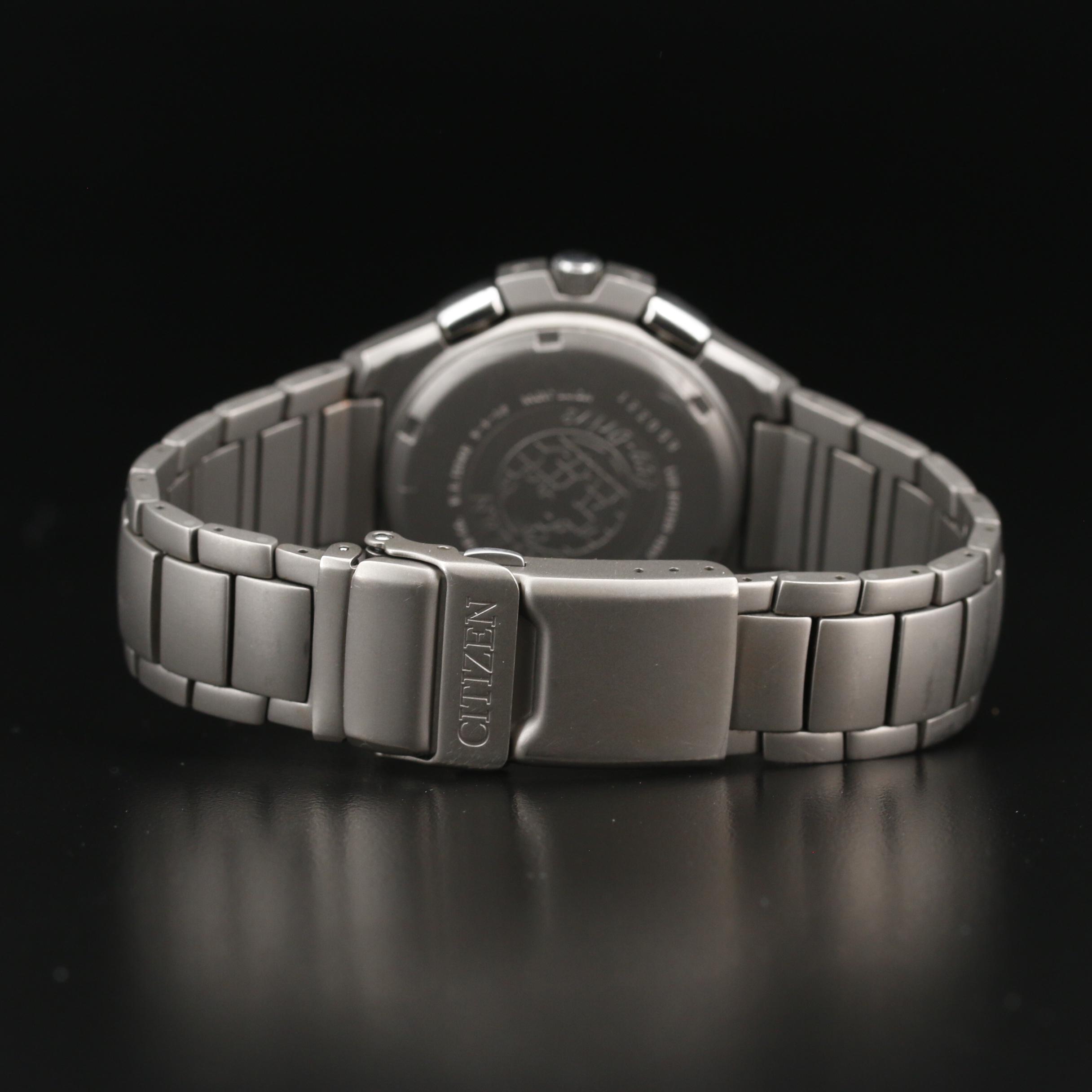 Citizen Eco -Drive Skyhawk Titanium Multi function Quartz Watch