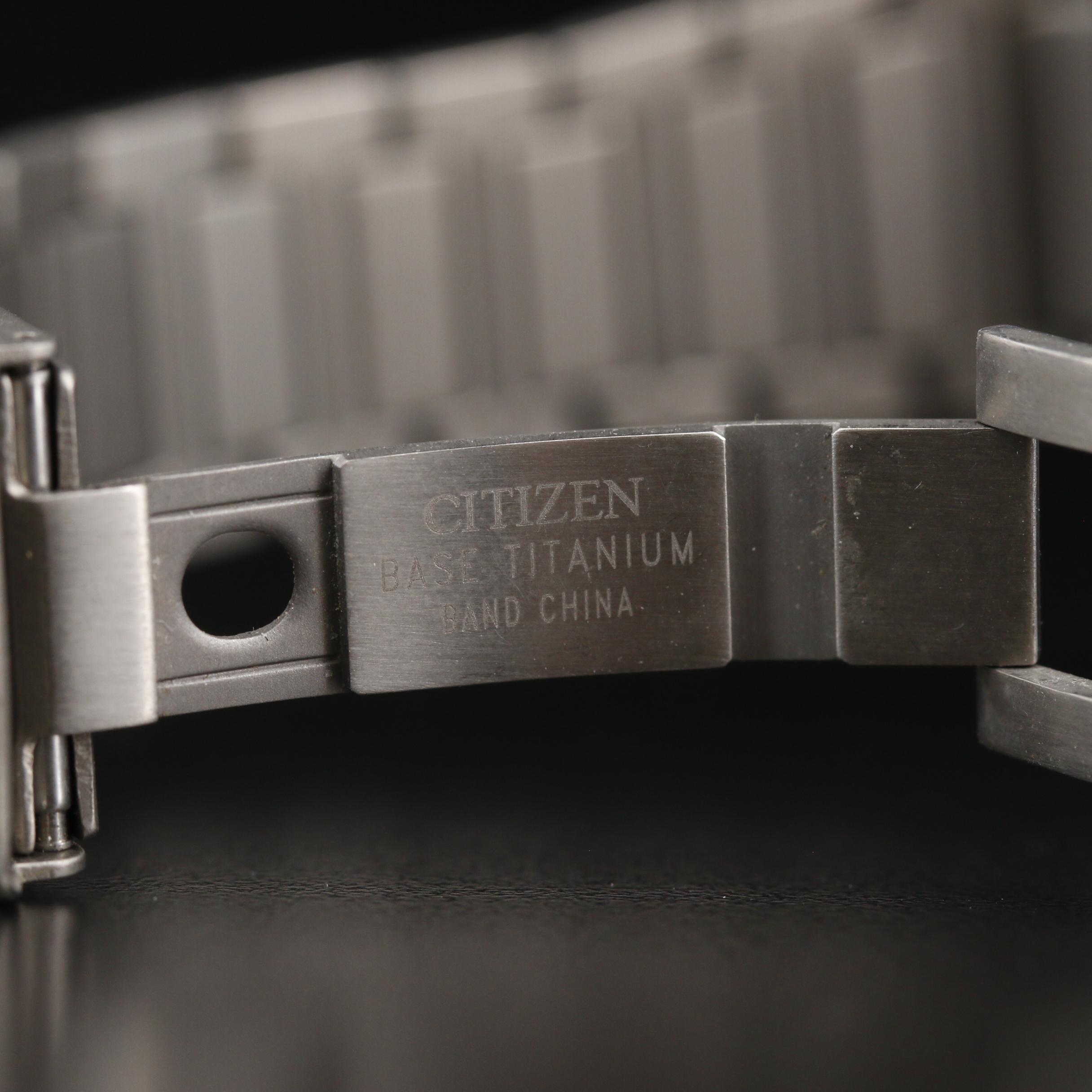 Citizen Eco -Drive Skyhawk Titanium Multi function Quartz Watch