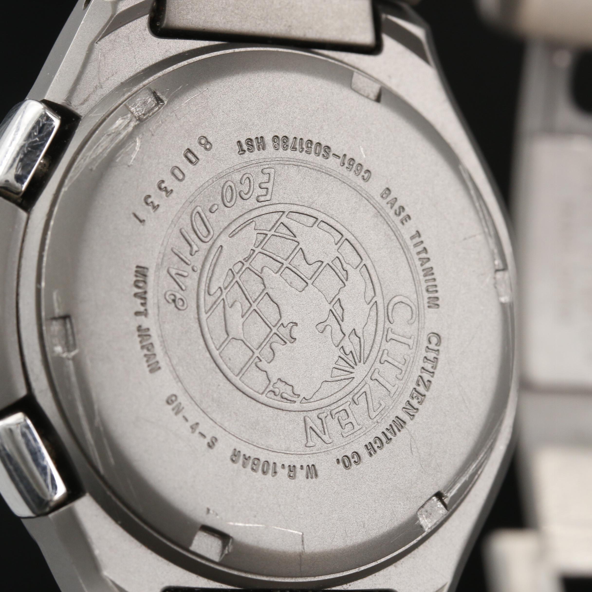 Citizen Eco -Drive Skyhawk Titanium Multi function Quartz Watch