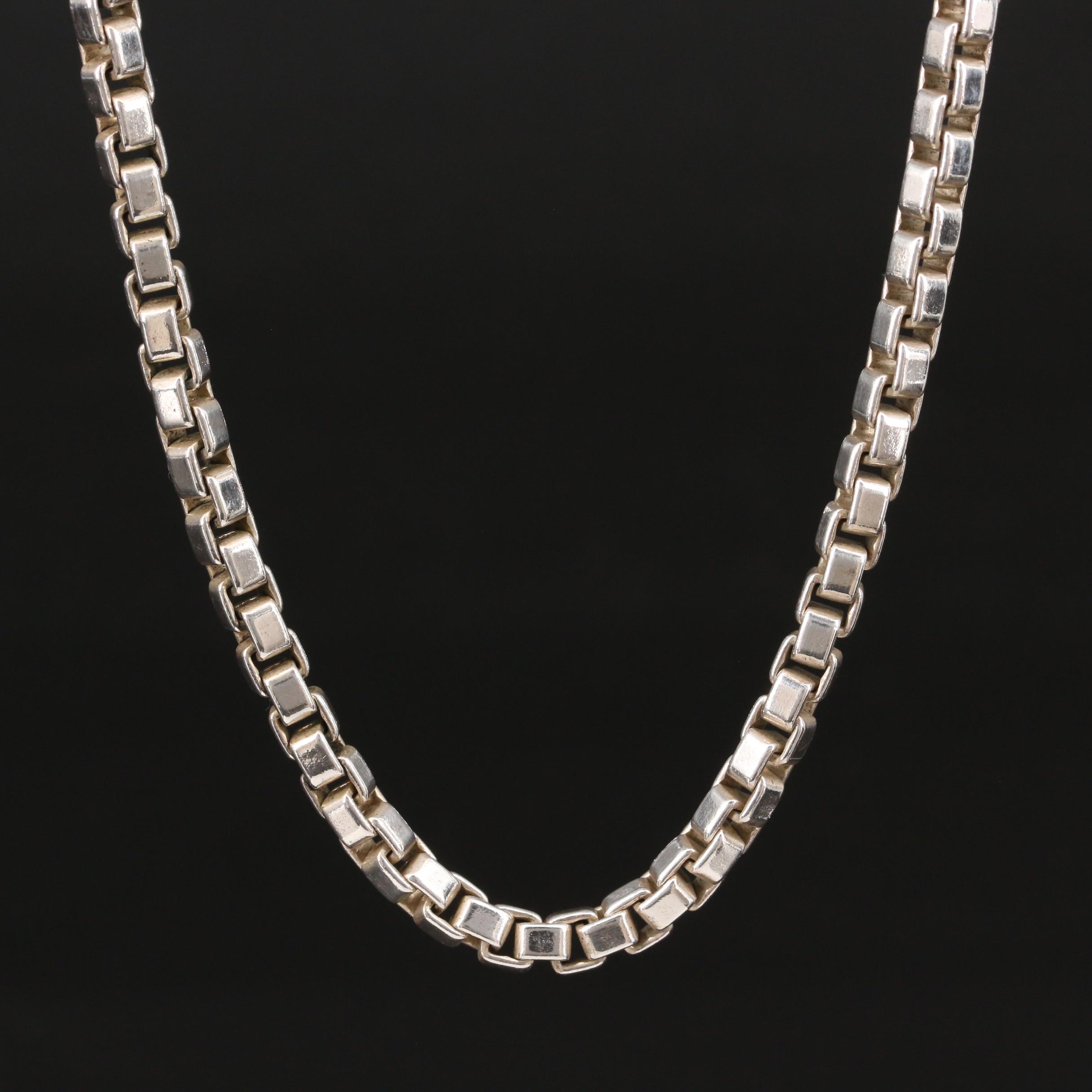 Tiffany & Co. Sterling Silver Venetian Link Necklace